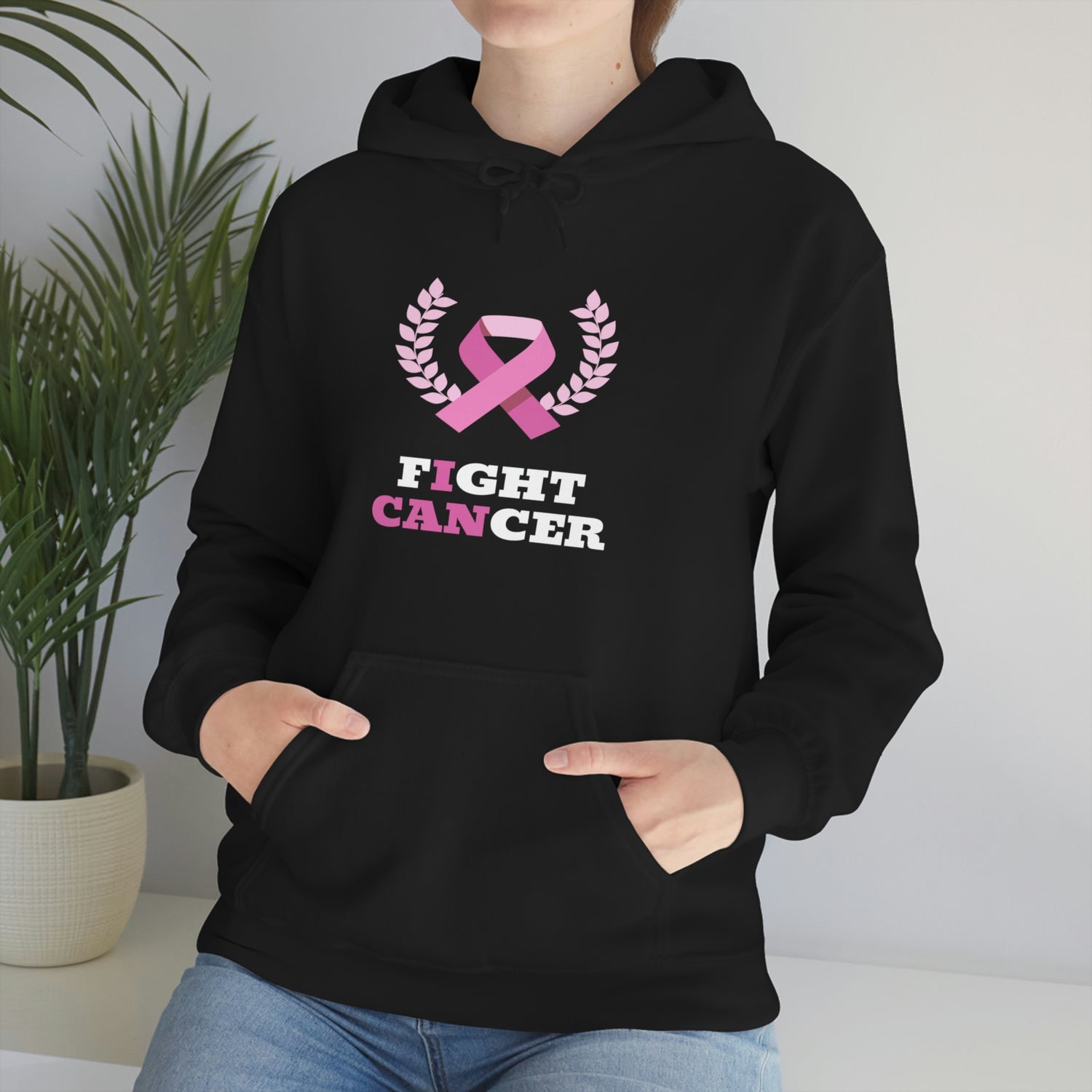 Fight Cancer I Can - Unisex Heavy Blend™ Hooded Sweatshirt