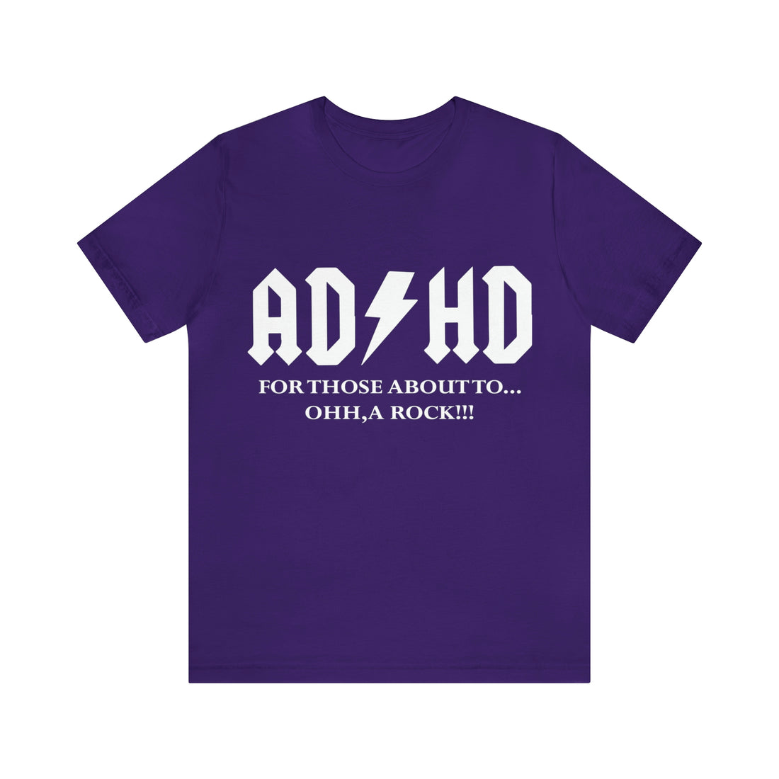 ADHD Look A Rock - Unisex Jersey Short Sleeve Tee