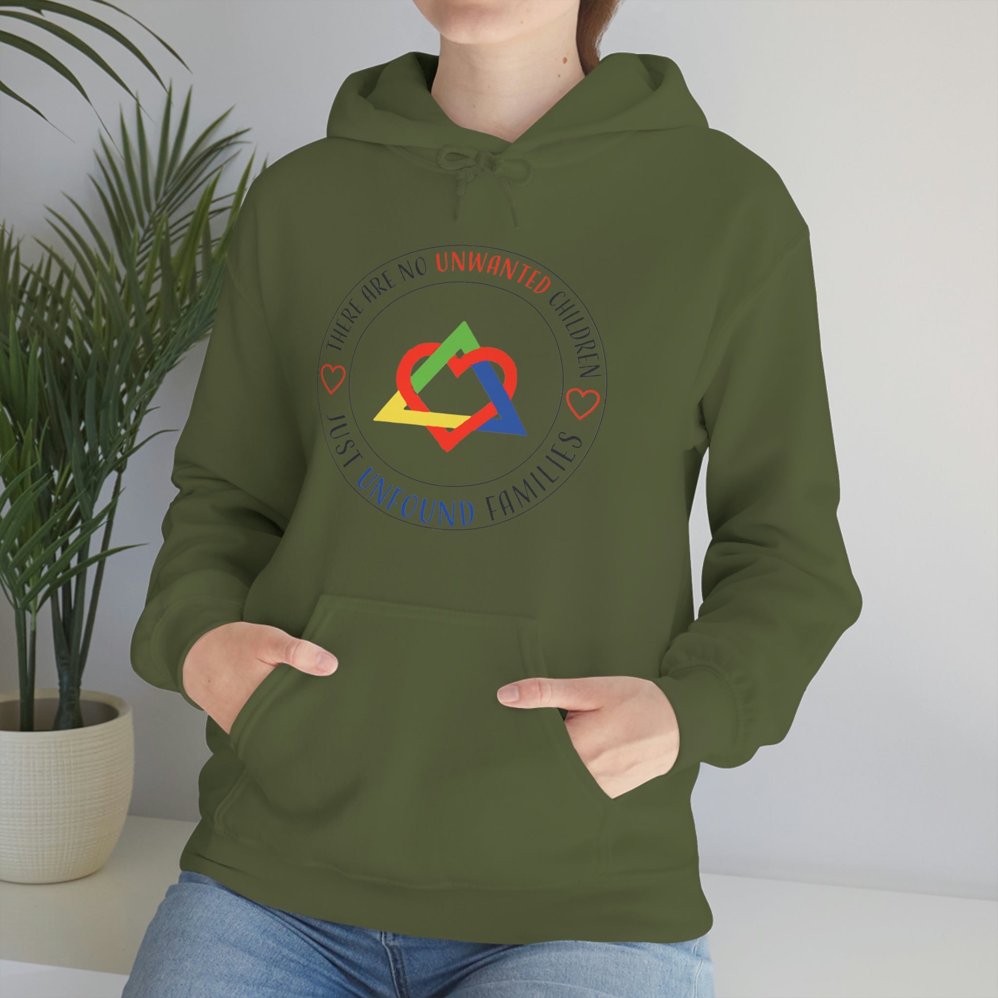 There Are No Unwanted Children Only Unfound Families - Unisex Heavy Blend™ Hooded Sweatshirt