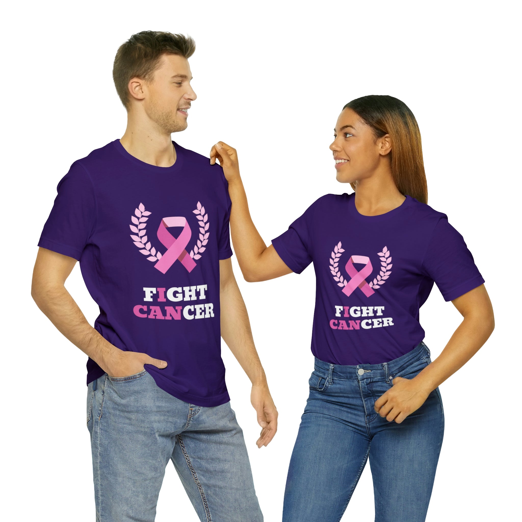 Fight Cancer I Can - Unisex Jersey Short Sleeve Tee