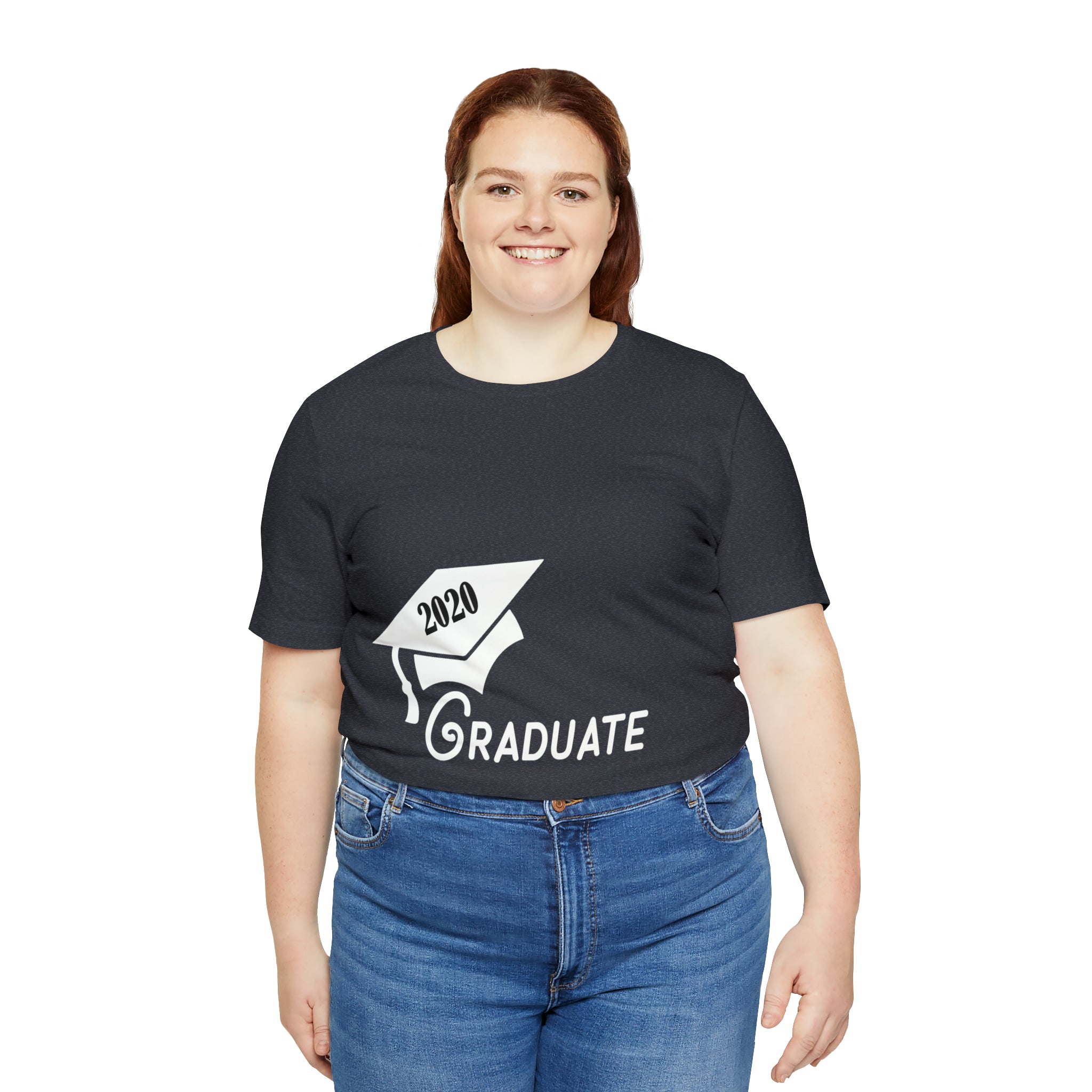 Graduate! Class Year Customizable- Unisex Jersey Short Sleeve Tee