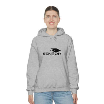 Senior Cap With Class Year Customizable - Unisex Heavy Blend™ Hooded Sweatshirt