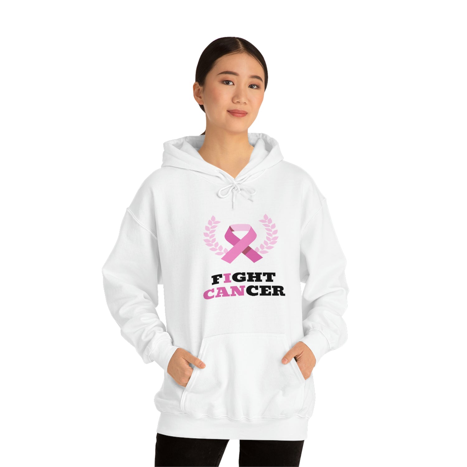 Fight Cancer I Can - Unisex Heavy Blend™ Hooded Sweatshirt