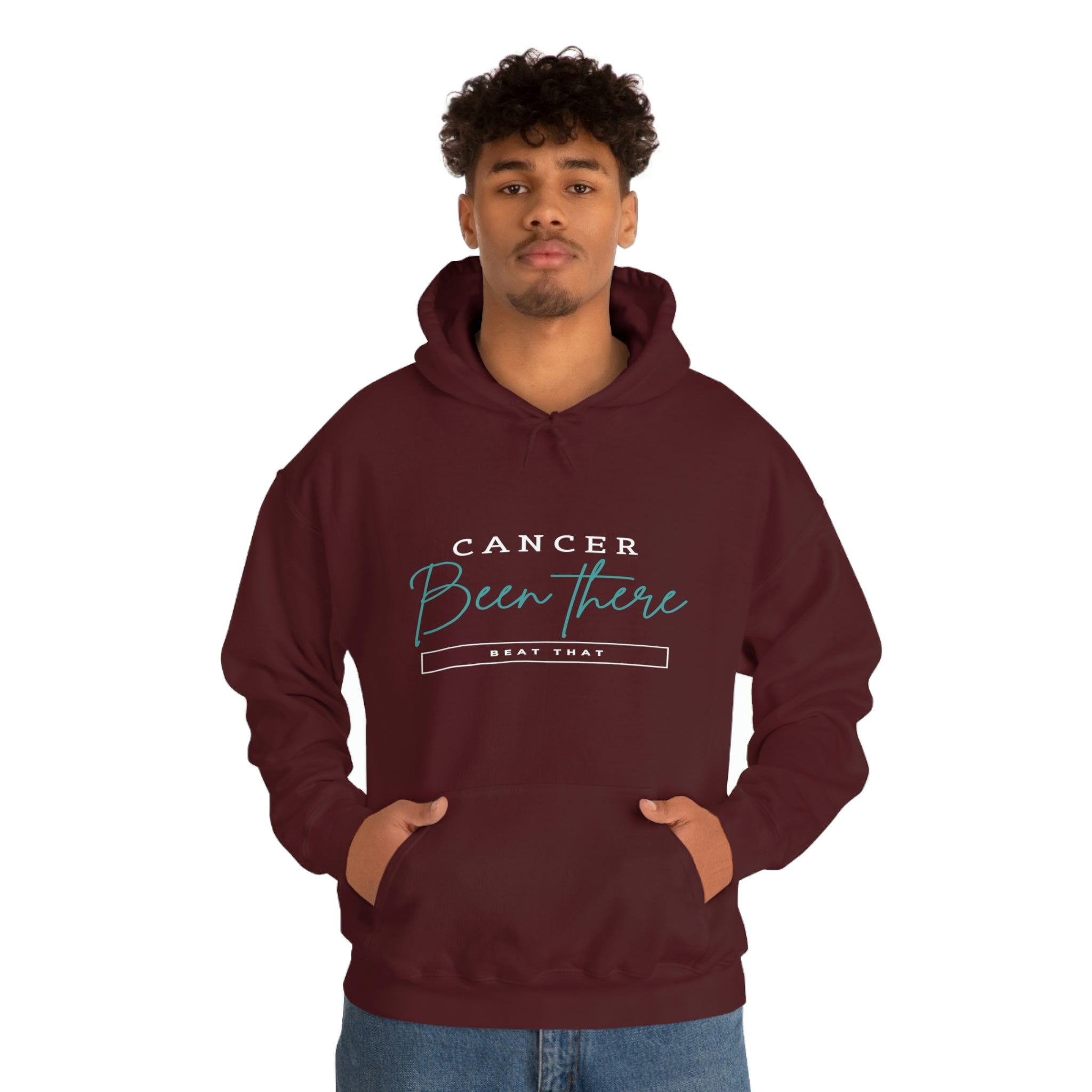 Cancer Been There Beat That - Unisex Heavy Blend™ Hooded Sweatshirt