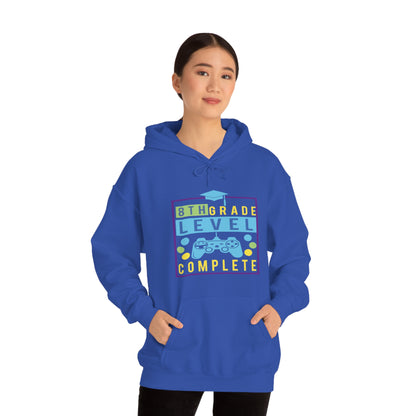 8th Grade Level Complete - Unisex Heavy Blend™ Hooded Sweatshirt