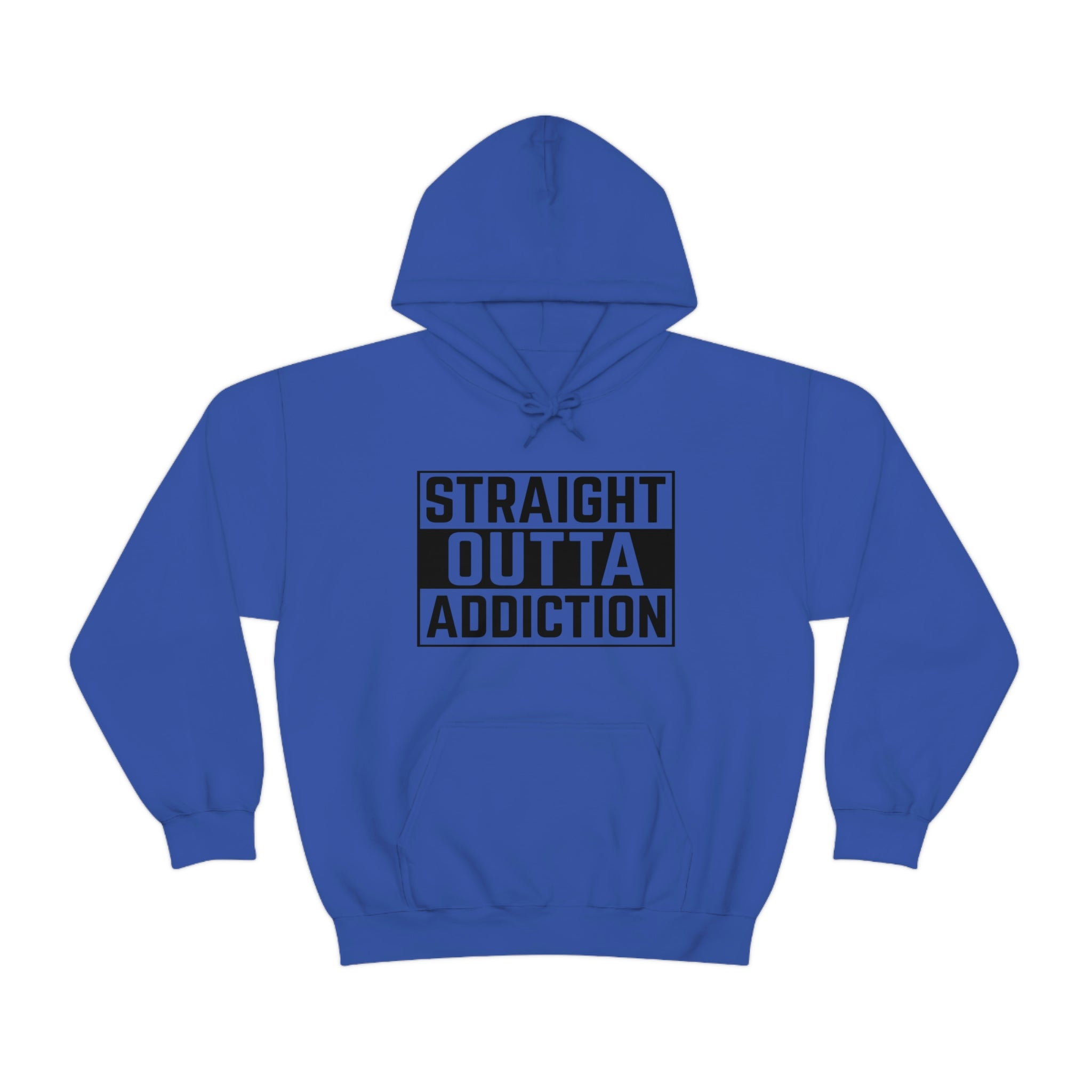 Straight Outta Addiction - Unisex Heavy Blend™ Hooded Sweatshirt