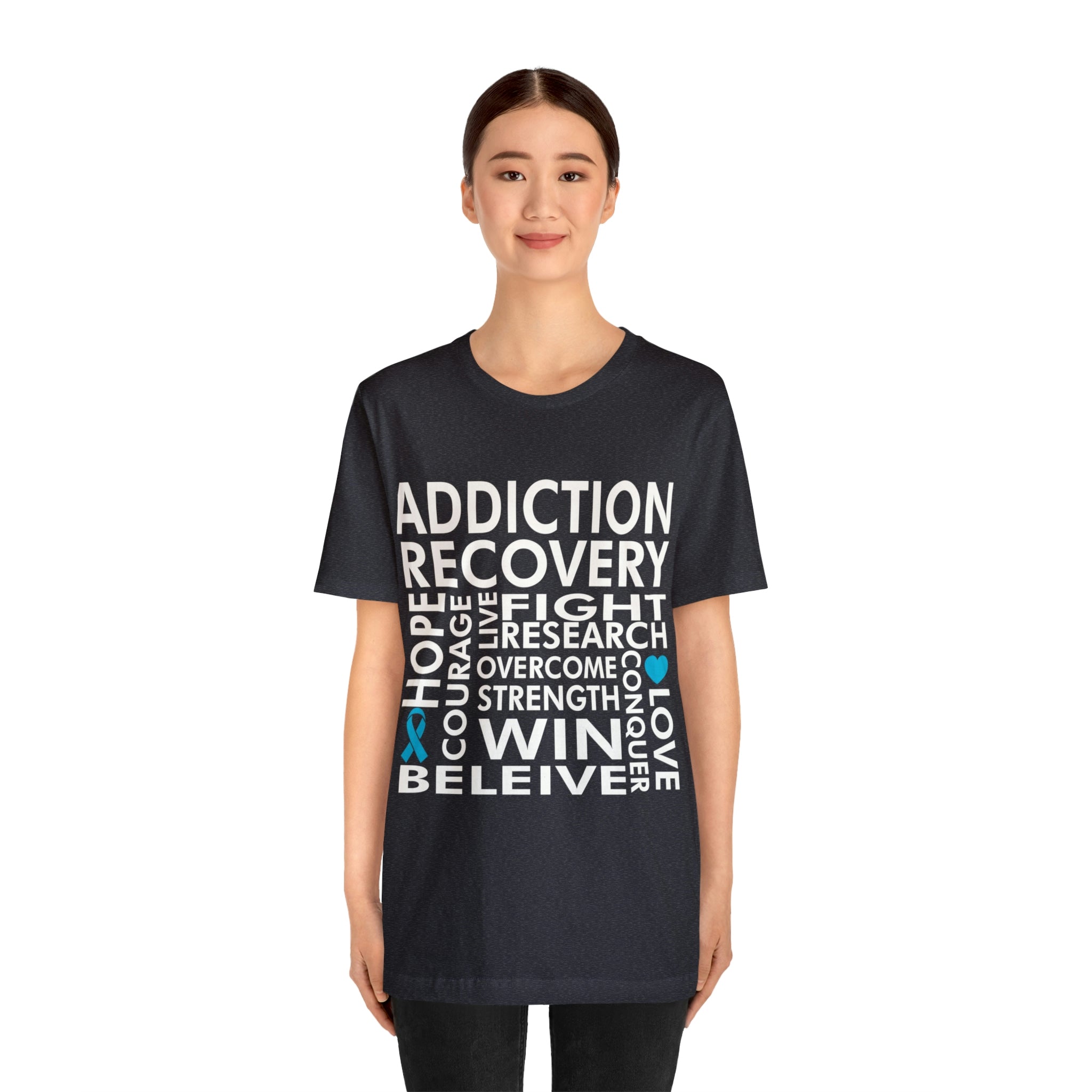 Addiction Recovery - Unisex Jersey Short Sleeve Tee