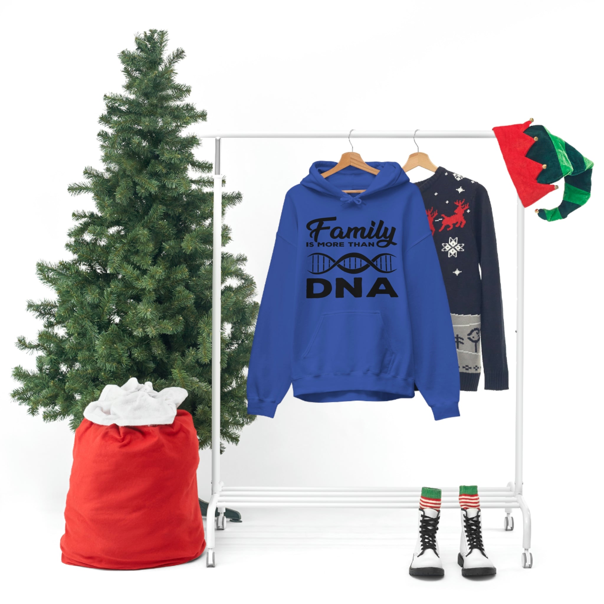 Family Is More Than DNA - Unisex Heavy Blend™ Hooded Sweatshirt