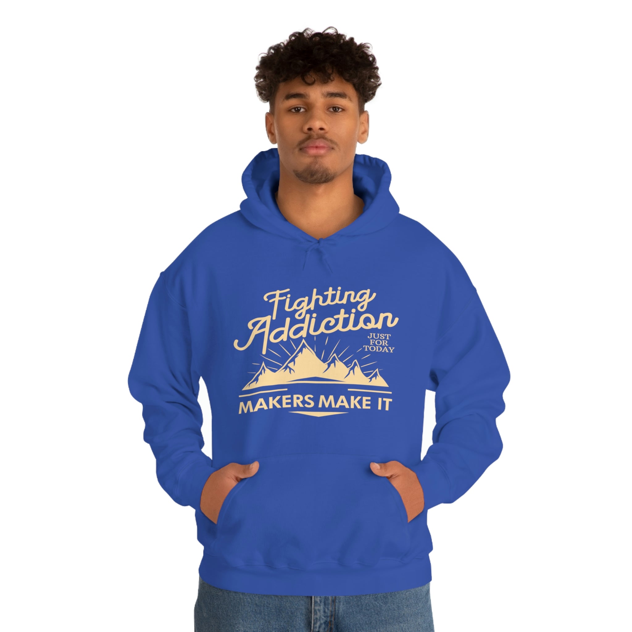 Fighting Addiction - Unisex Heavy Blend™ Hooded Sweatshirt