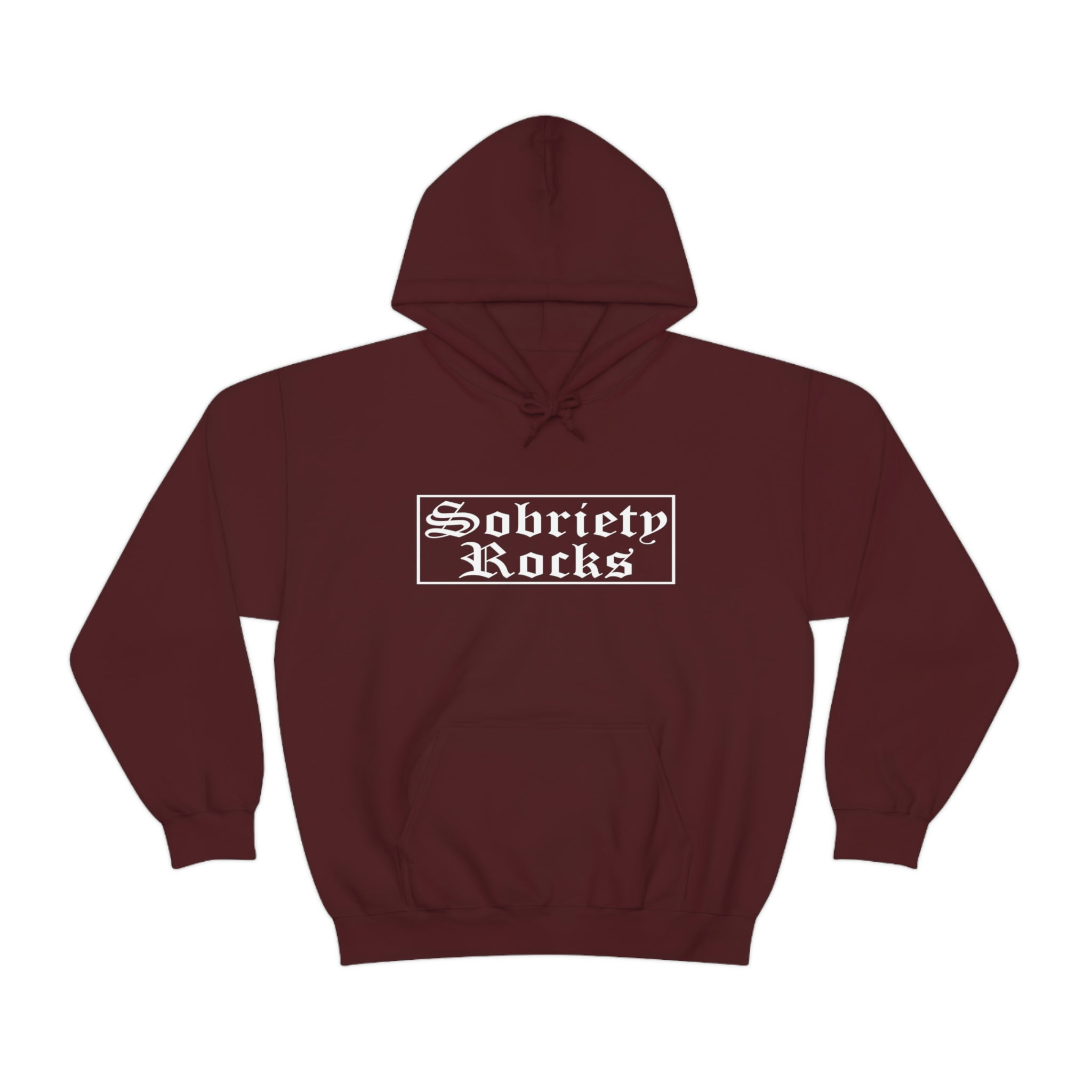 Sobriety Rocks - Unisex Heavy Blend™ Hooded Sweatshirt