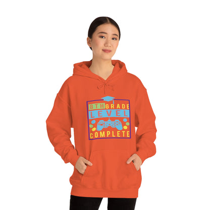 8th Grade Level Complete - Unisex Heavy Blend™ Hooded Sweatshirt