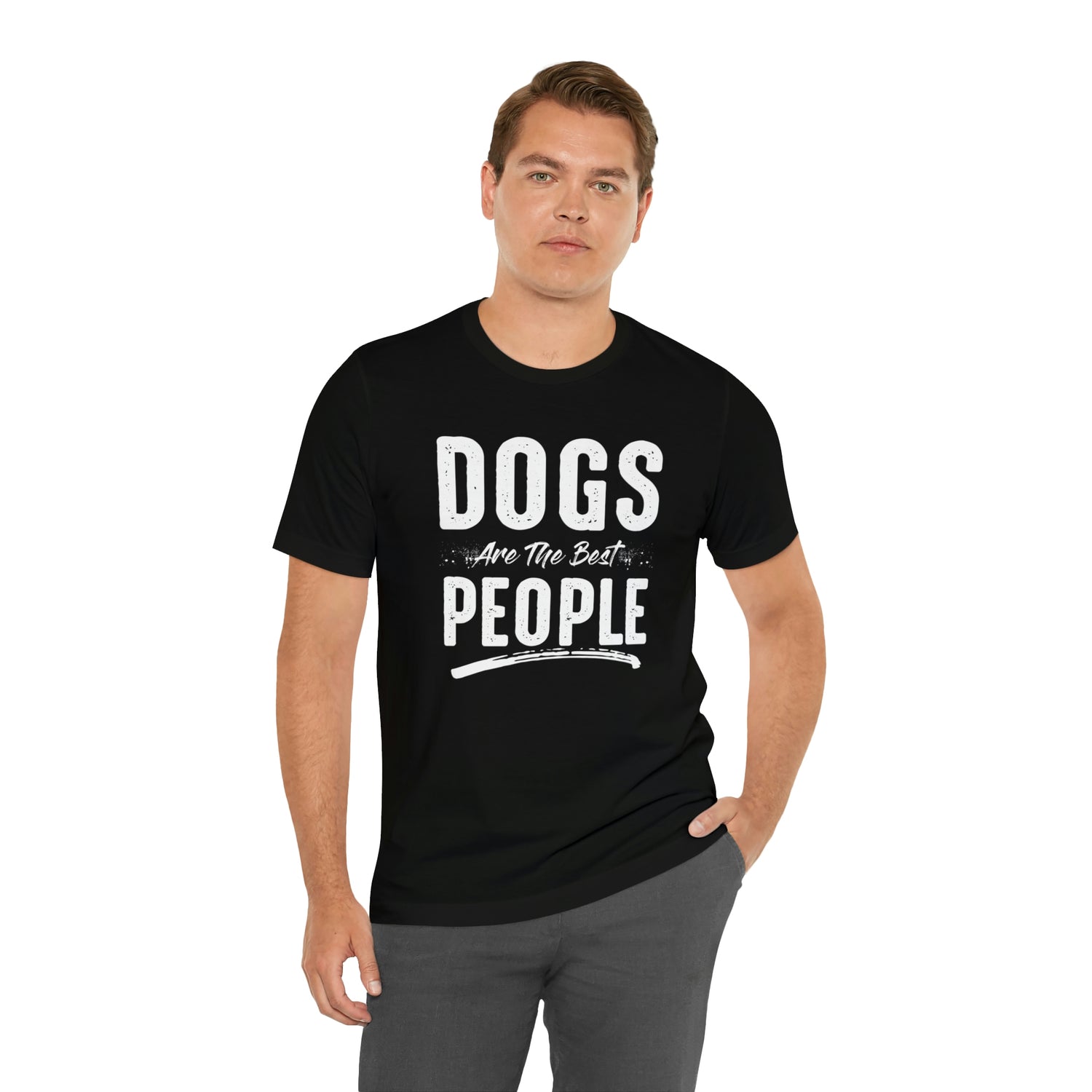 Dogs Are The Best People - Unisex Jersey Short Sleeve Tee