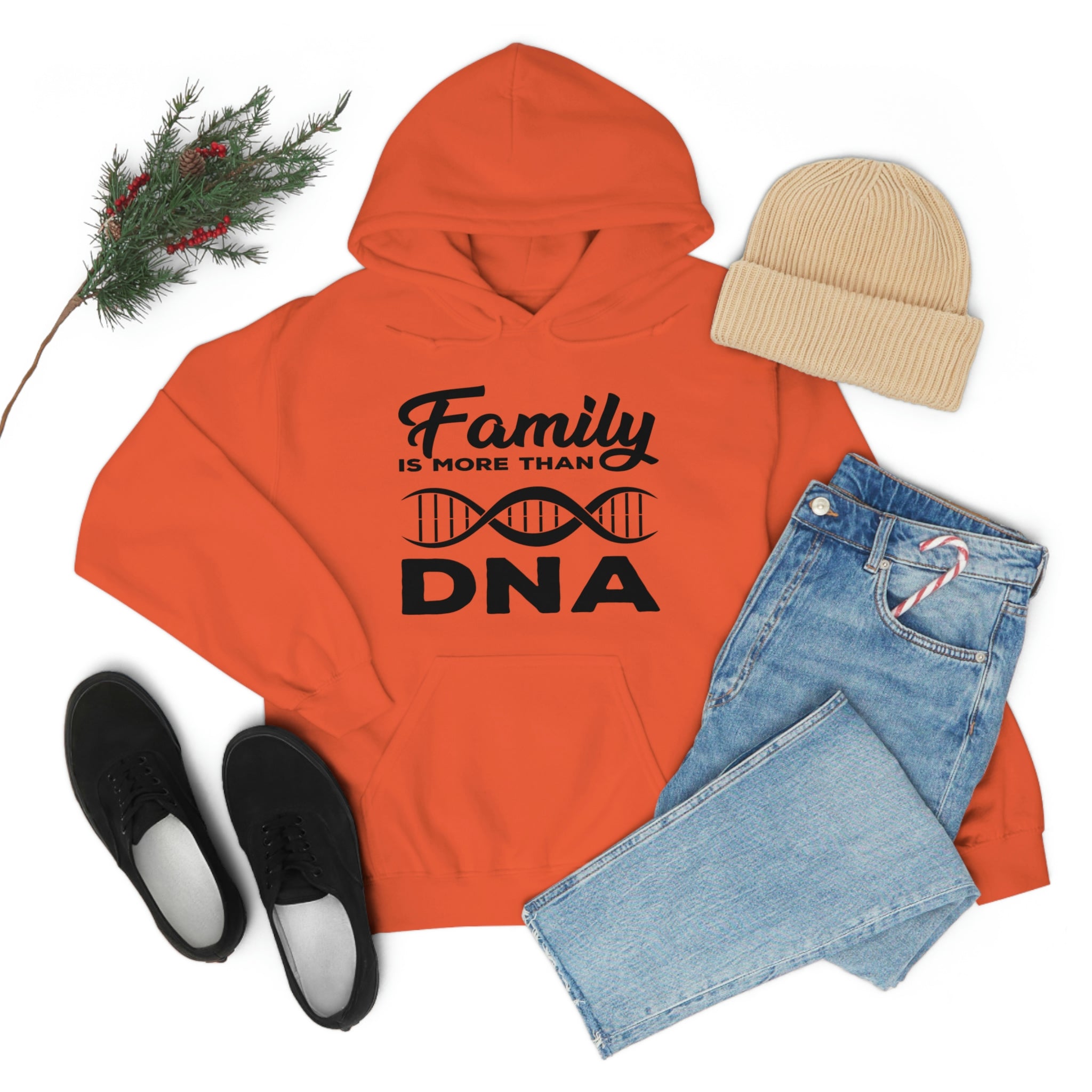 Family Is More Than DNA - Unisex Heavy Blend™ Hooded Sweatshirt