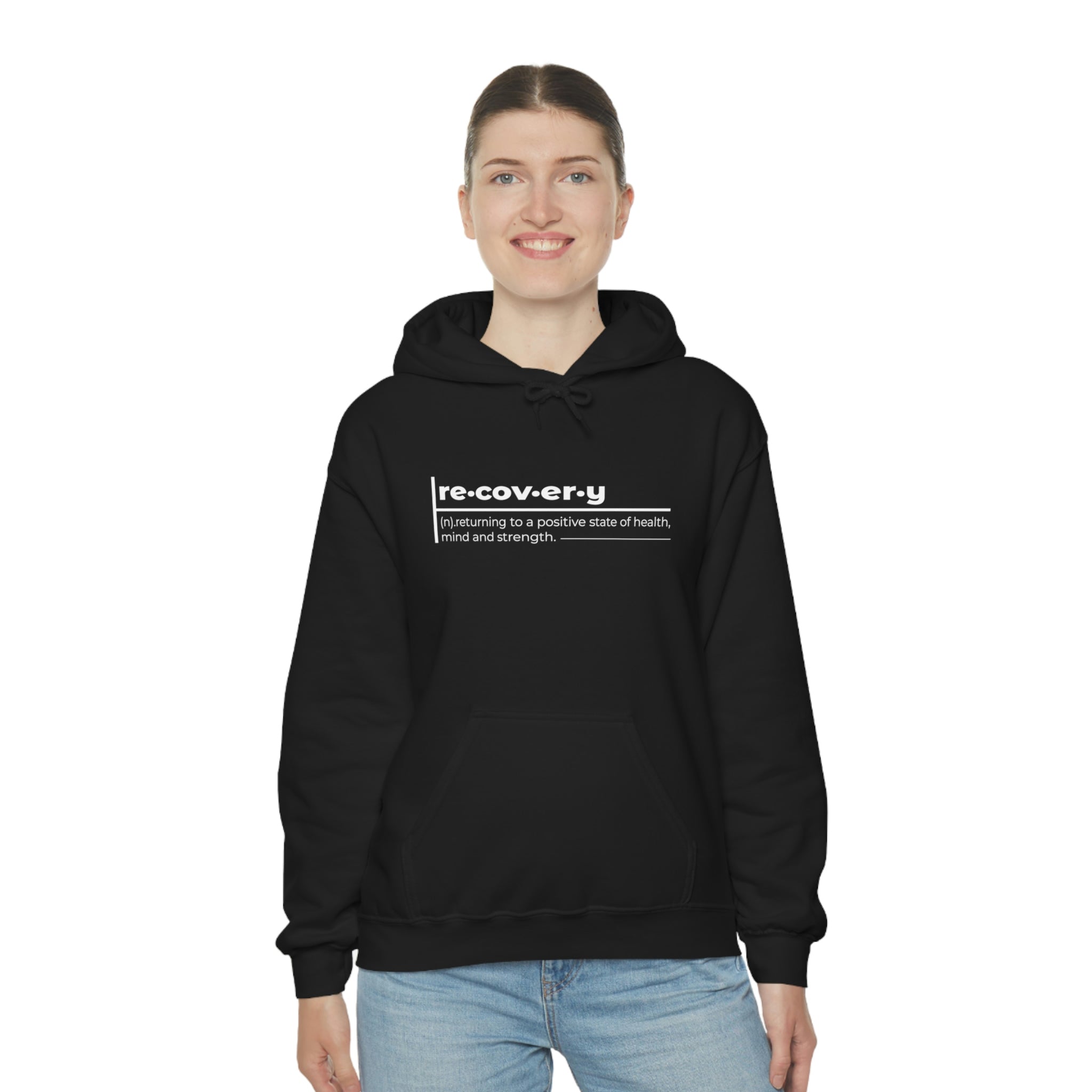 Recovery Definition - Unisex Heavy Blend™ Hooded Sweatshirt