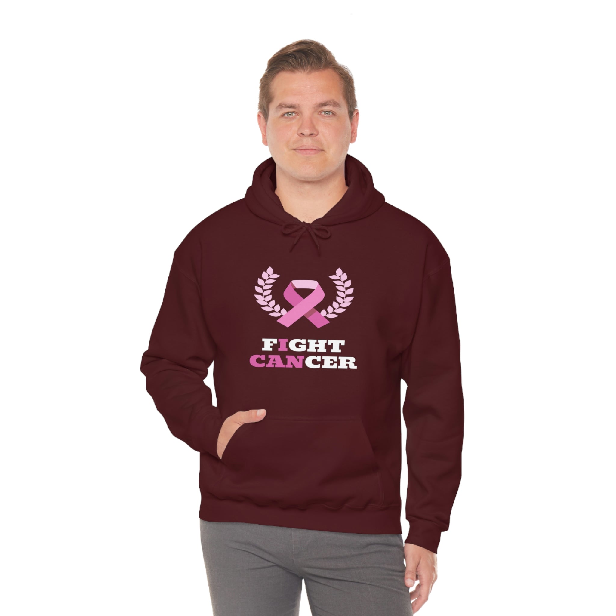 Fight Cancer I Can - Unisex Heavy Blend™ Hooded Sweatshirt