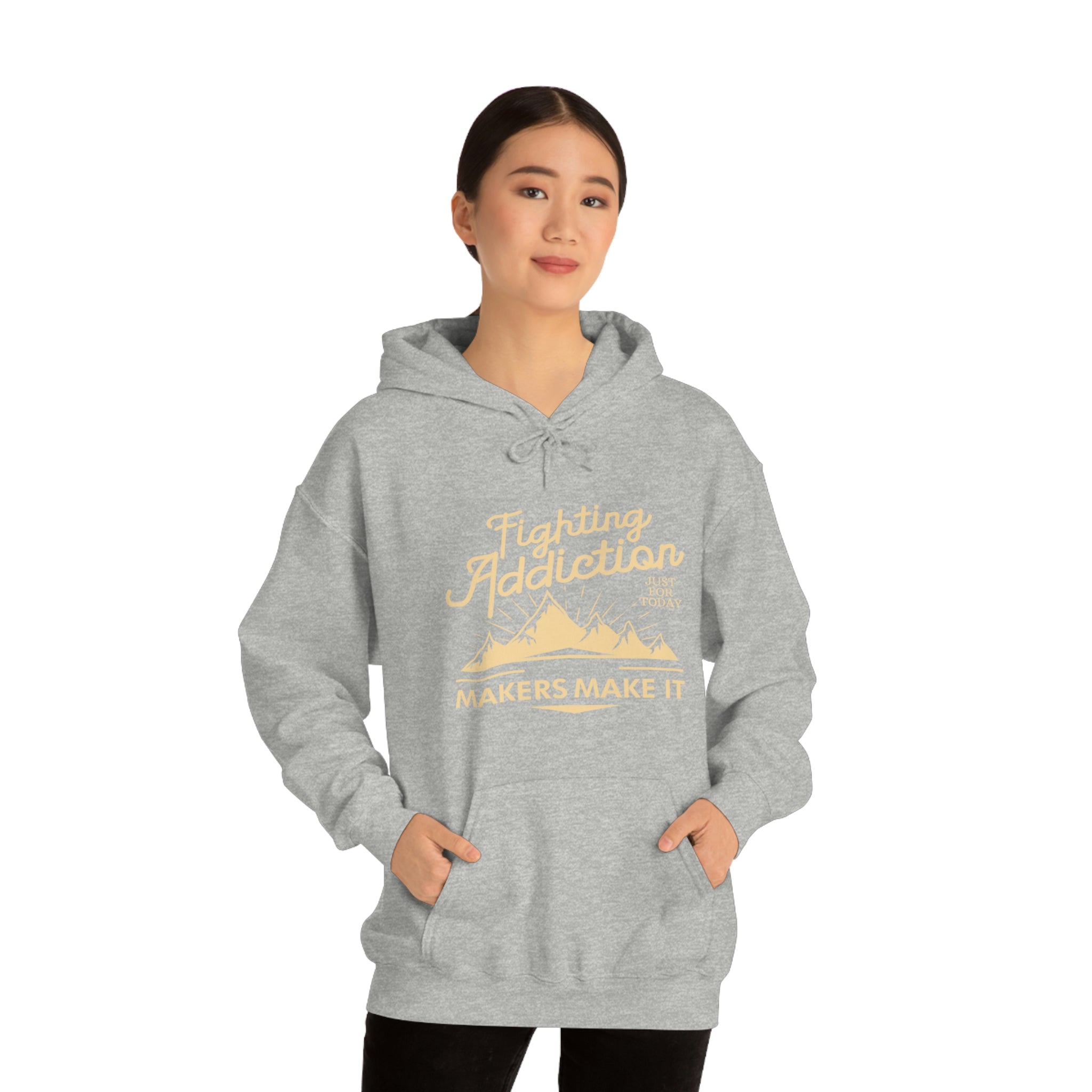 Fighting Addiction - Unisex Heavy Blend™ Hooded Sweatshirt