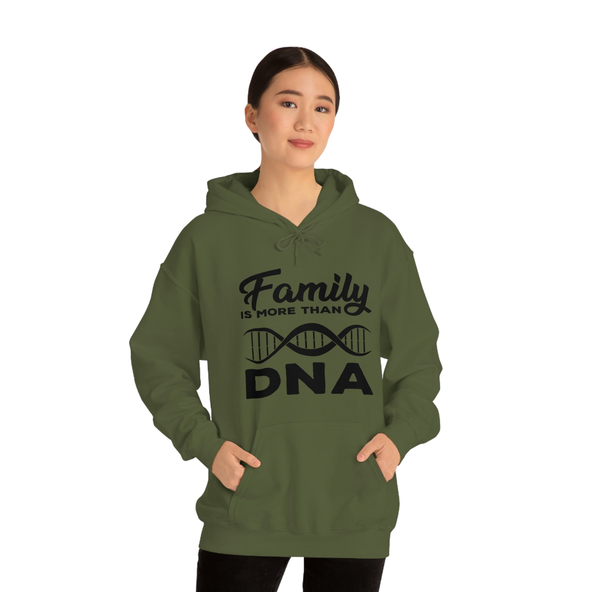 Family Is More Than DNA - Unisex Heavy Blend™ Hooded Sweatshirt