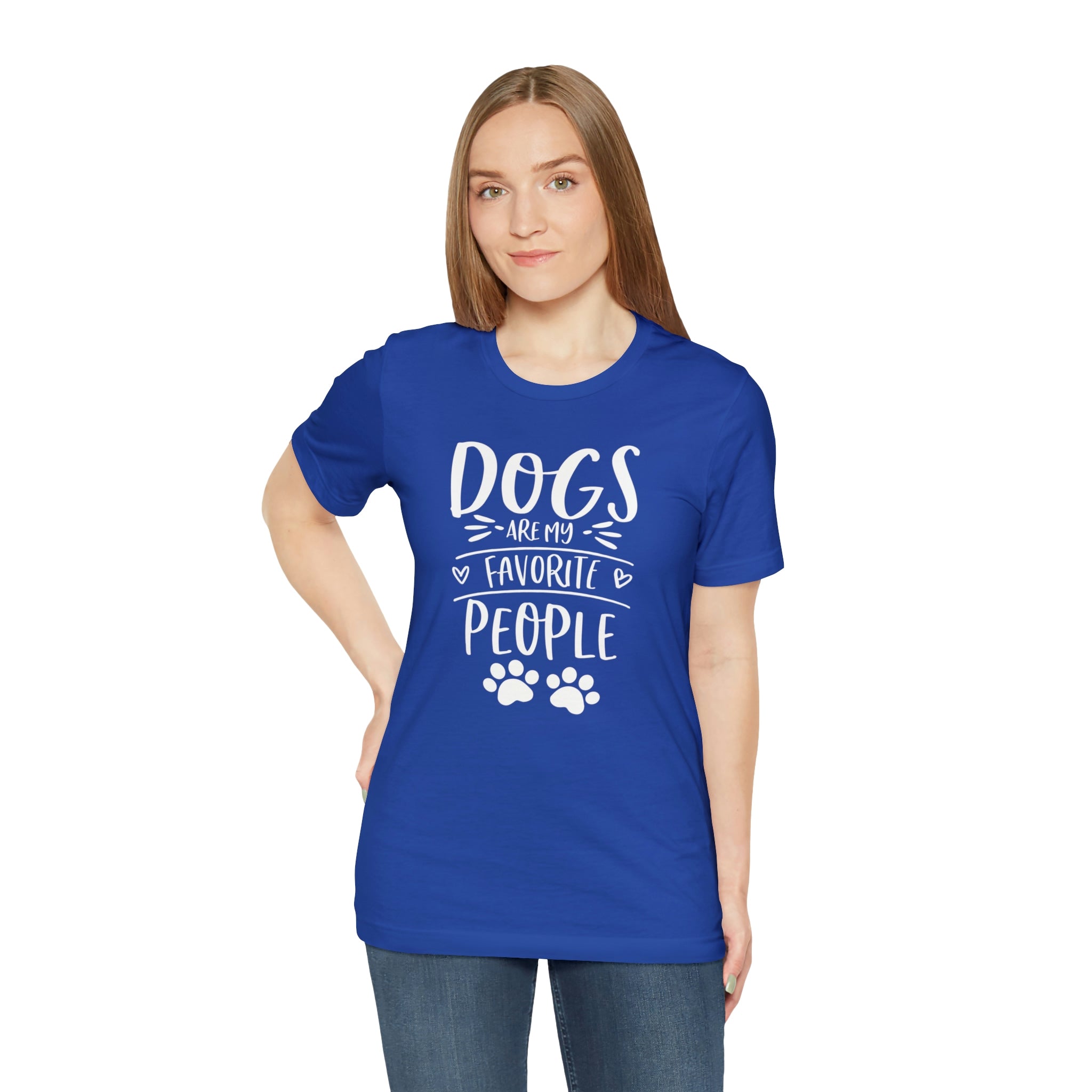 Dogs Are My Favorite People - Unisex Jersey Short Sleeve Tee