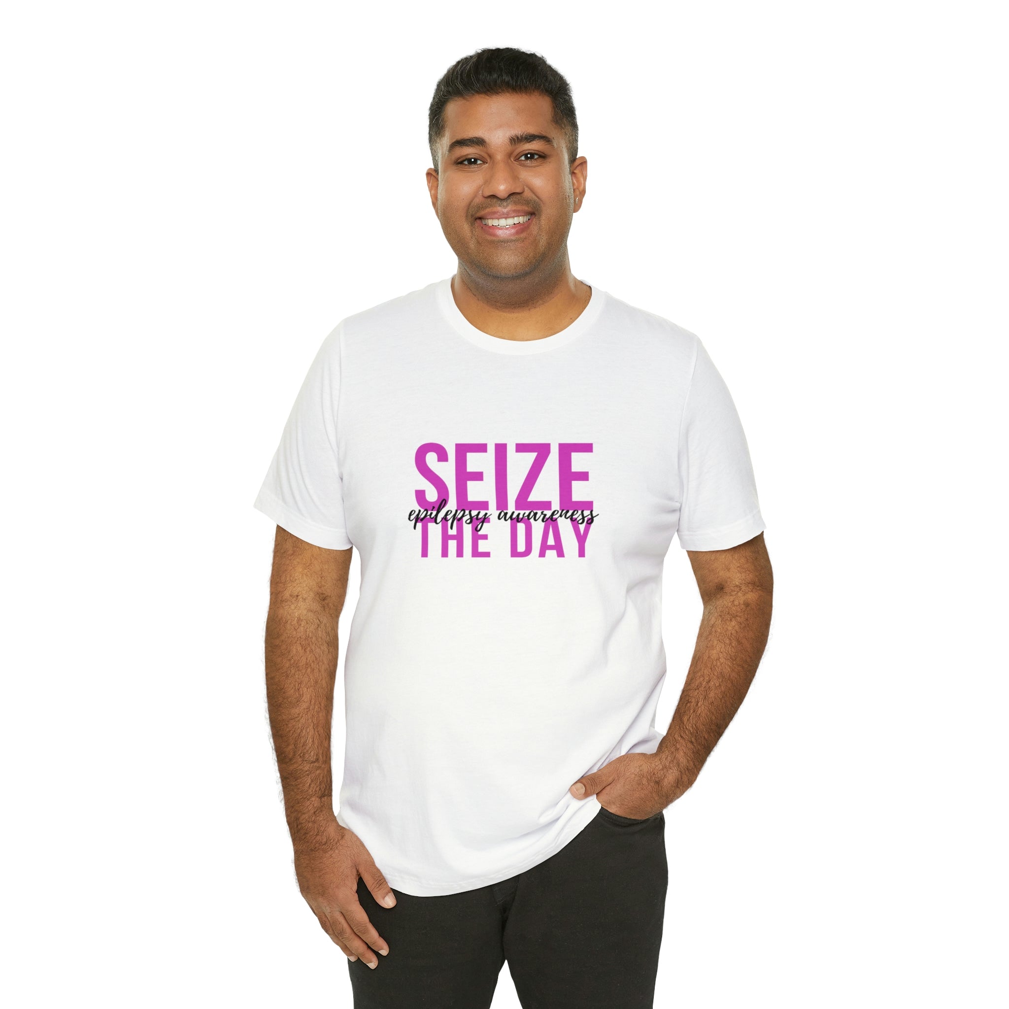 Seize The Day Epilepsy Awareness - Unisex Jersey Short Sleeve Tee