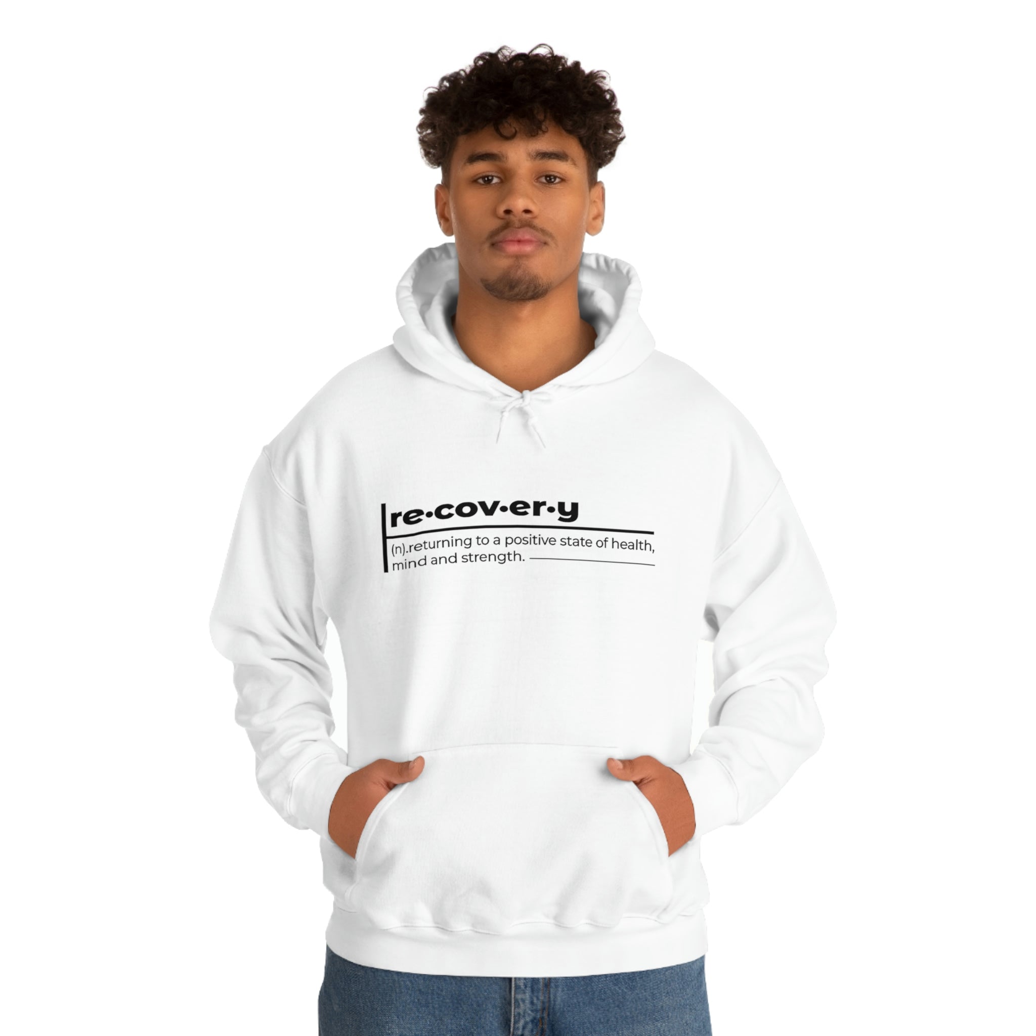 Recovery Definition - Unisex Heavy Blend™ Hooded Sweatshirt