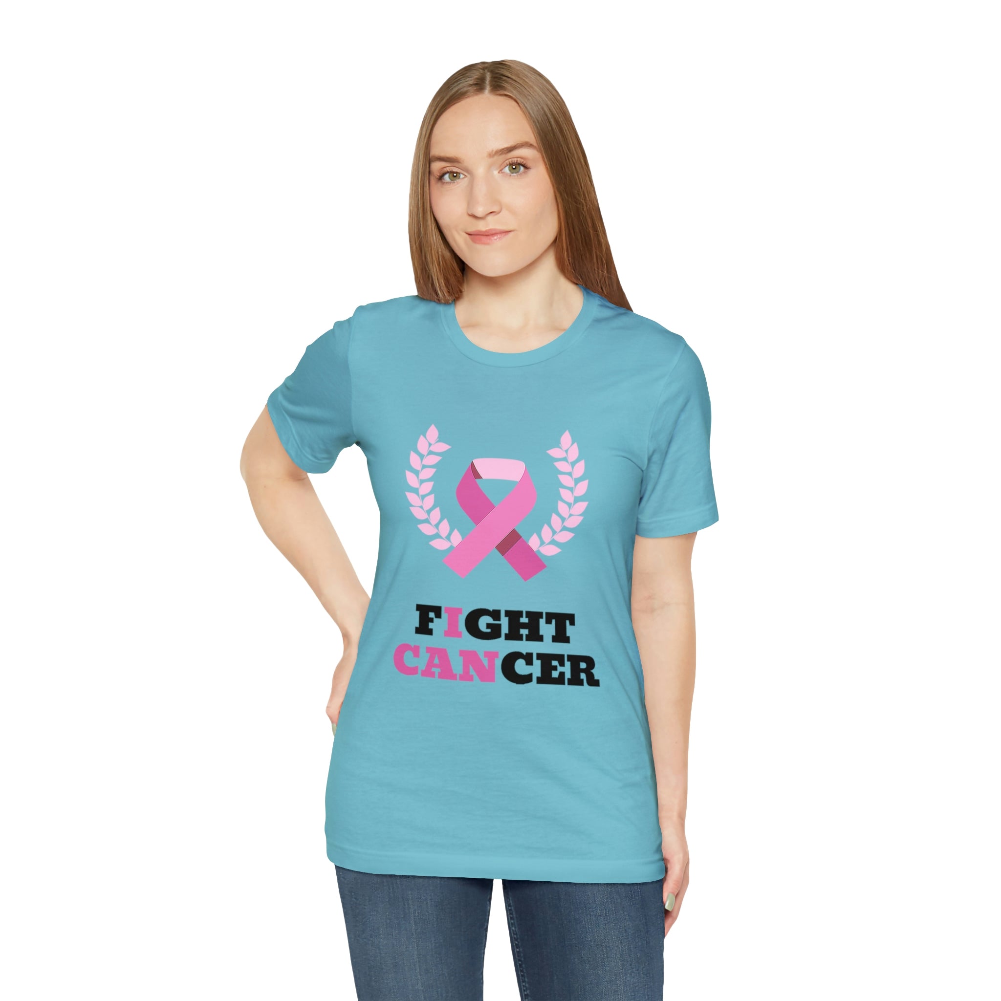 Fight Cancer I Can - Unisex Jersey Short Sleeve Tee