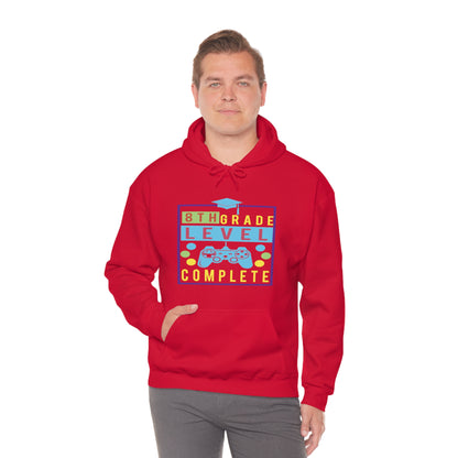 8th Grade Level Complete - Unisex Heavy Blend™ Hooded Sweatshirt