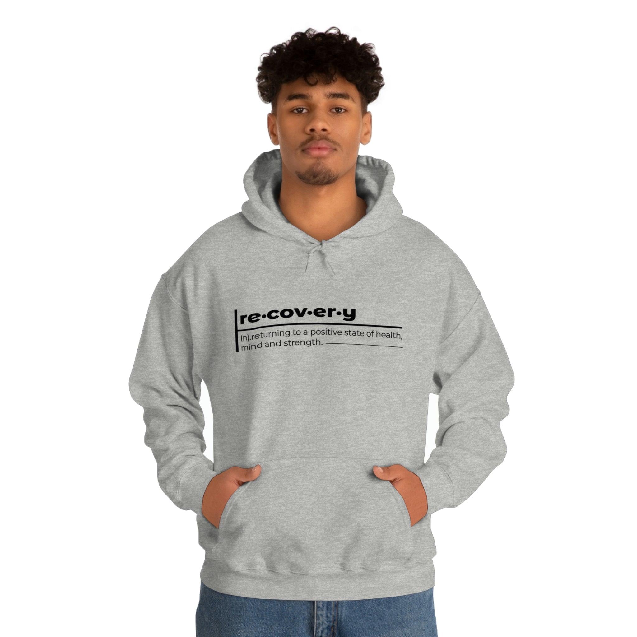 Recovery Definition - Unisex Heavy Blend™ Hooded Sweatshirt