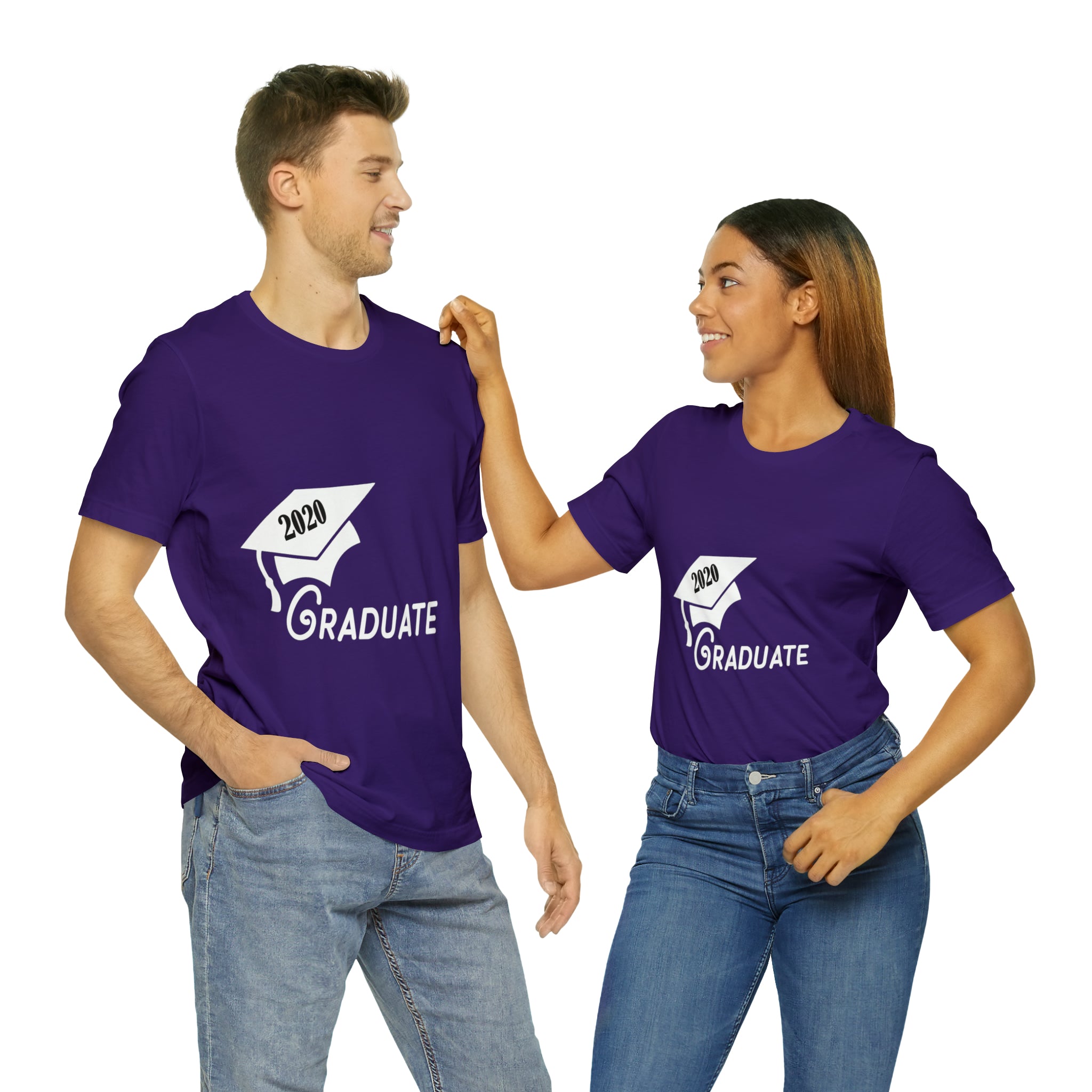 Graduate! Class Year Customizable- Unisex Jersey Short Sleeve Tee