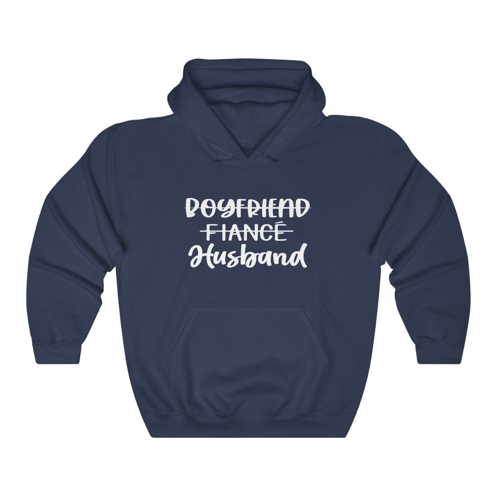 Boyfriend, Fiance, Husband - Unisex Heavy Blend™ Hooded Sweatshirt