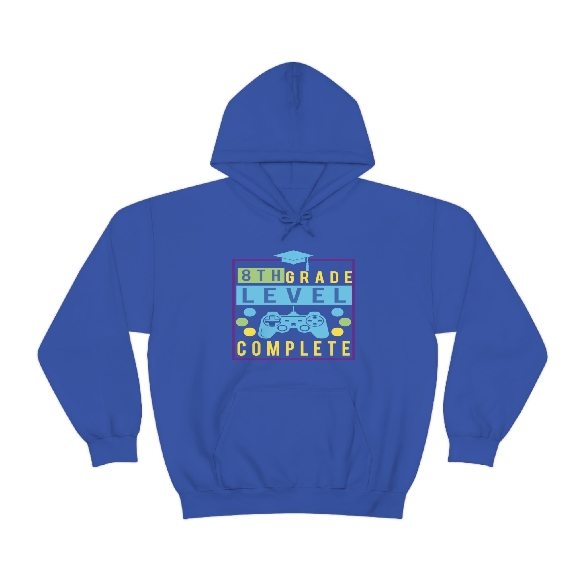 8th Grade Level Complete - Unisex Heavy Blend™ Hooded Sweatshirt