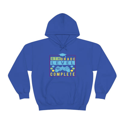 8th Grade Level Complete - Unisex Heavy Blend™ Hooded Sweatshirt