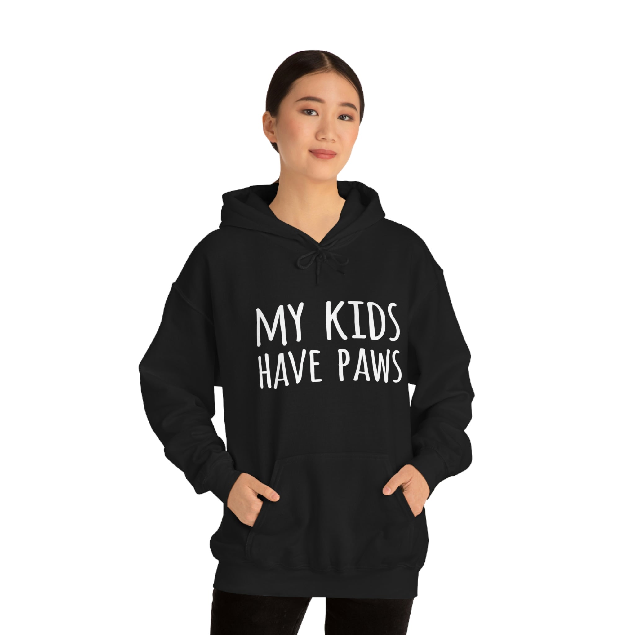 My Kids Have Paws - Unisex Heavy Blend™ Hooded Sweatshirt