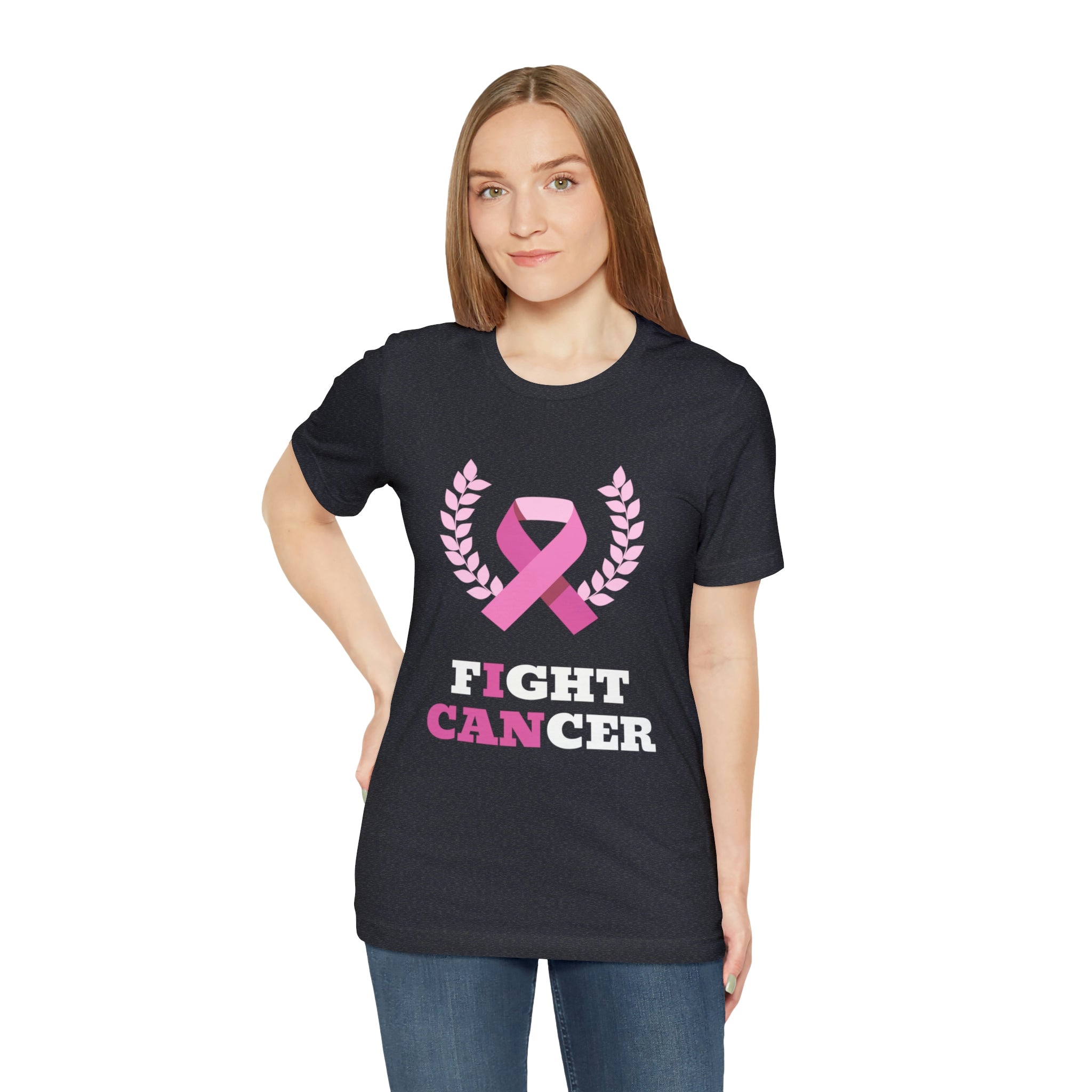 Fight Cancer I Can - Unisex Jersey Short Sleeve Tee