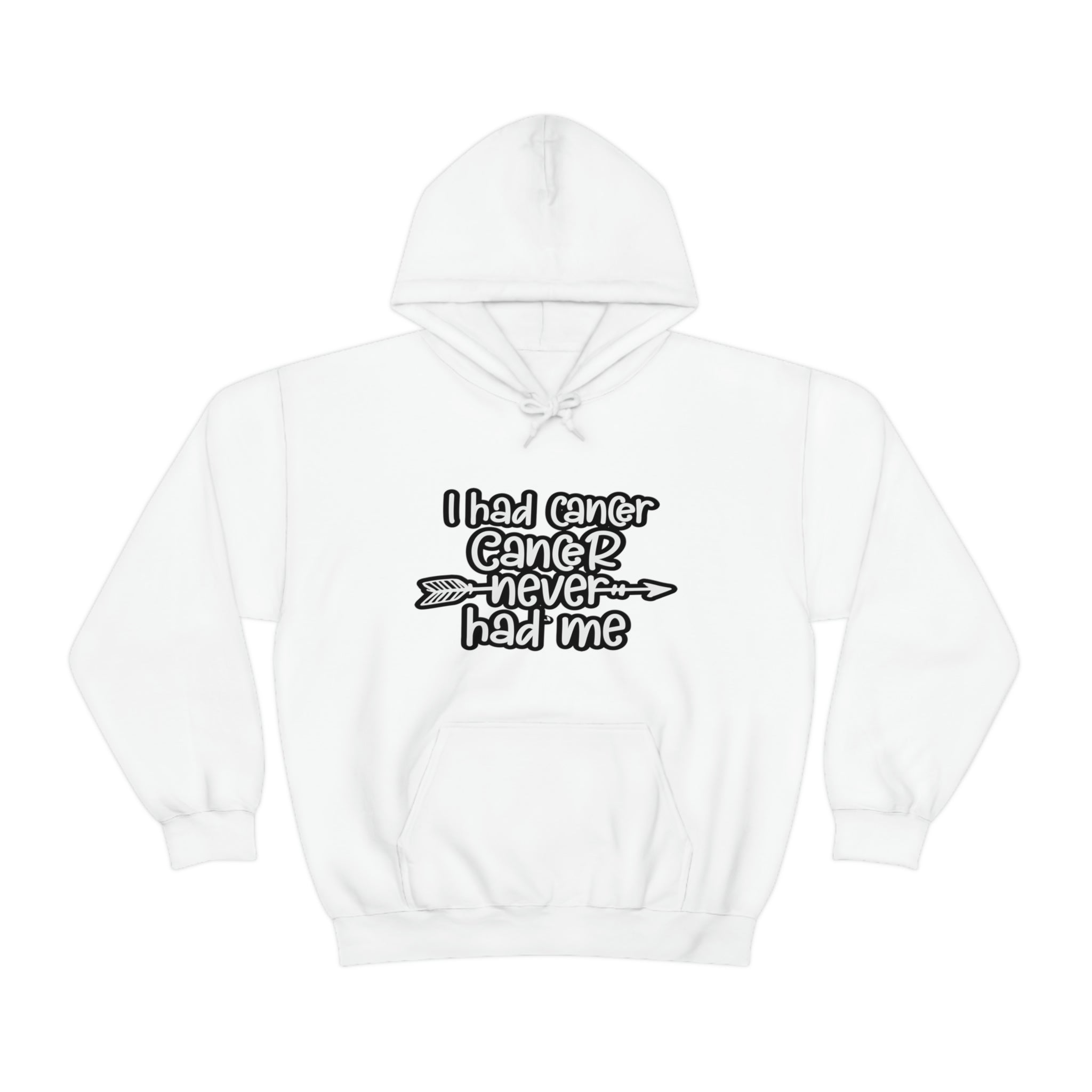 I Had Cancer Cancer Never Had Me  - Unisex Heavy Blend™ Hooded Sweatshirt