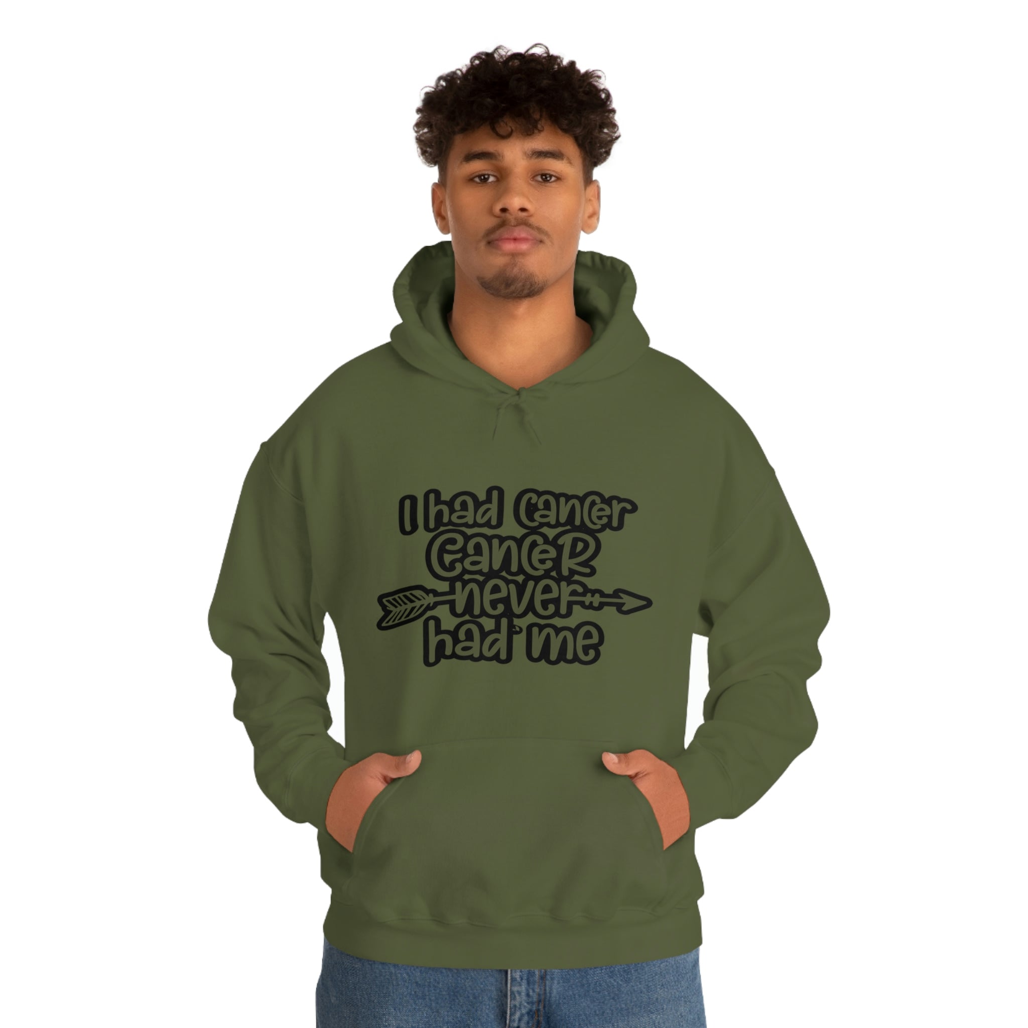 I Had Cancer Cancer Never Had Me  - Unisex Heavy Blend™ Hooded Sweatshirt