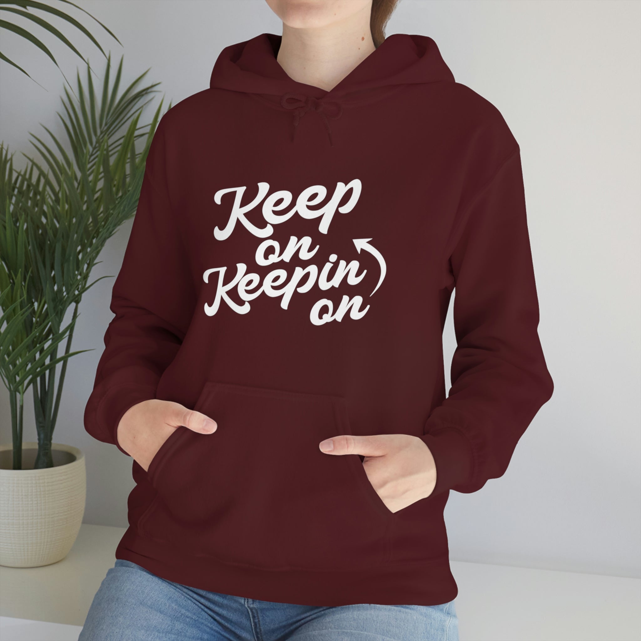 Keep On Keepin On - Unisex Heavy Blend™ Hooded Sweatshirt