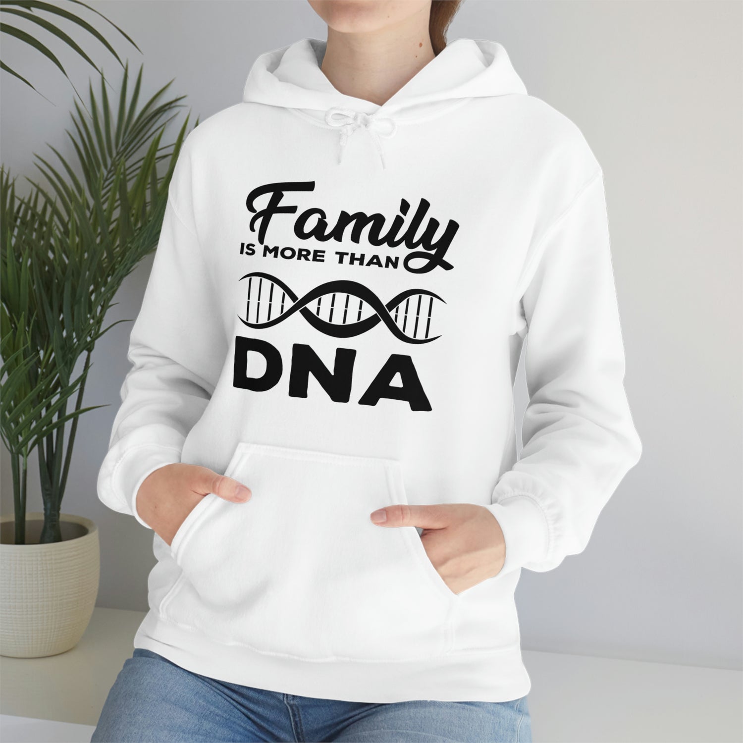 Family Is More Than DNA - Unisex Heavy Blend™ Hooded Sweatshirt