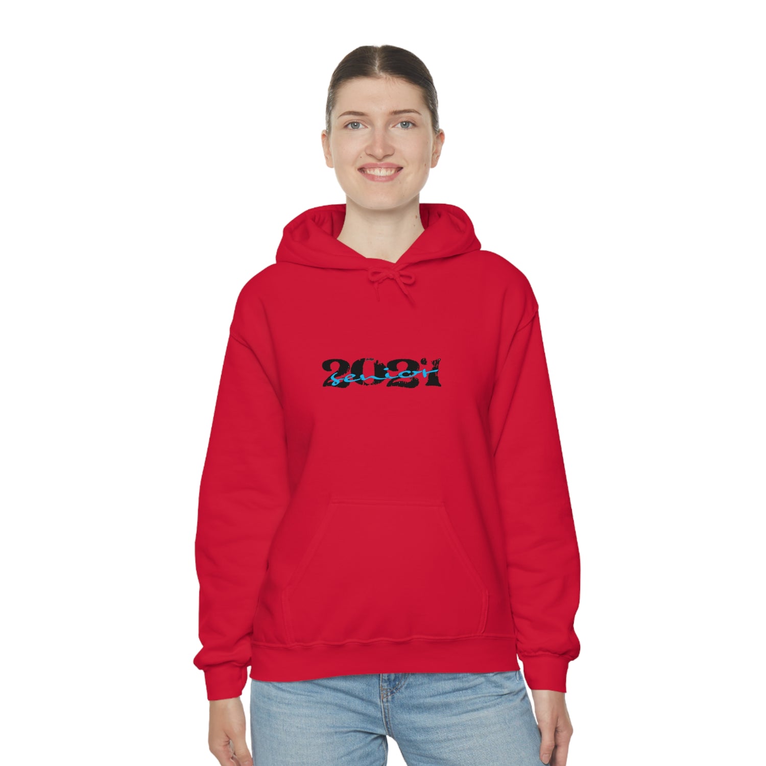 Senior With Class Year Customizable - Unisex Heavy Blend™ Hooded Sweatshirt