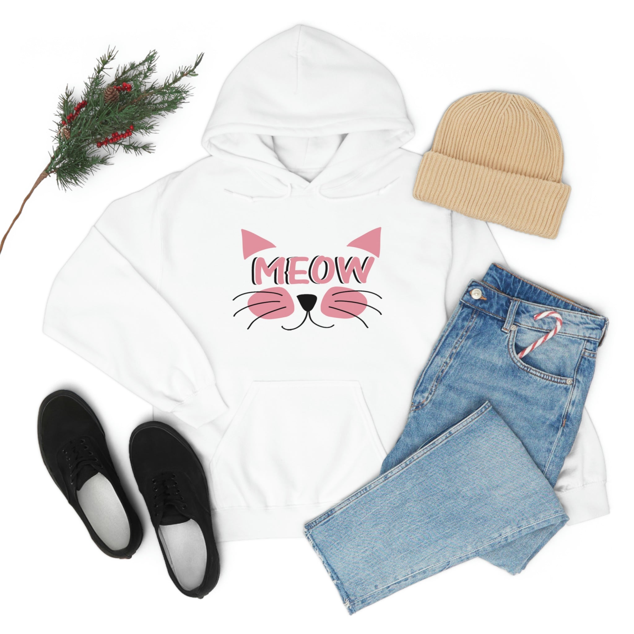 Meow - Unisex Heavy Blend™ Hooded Sweatshirt