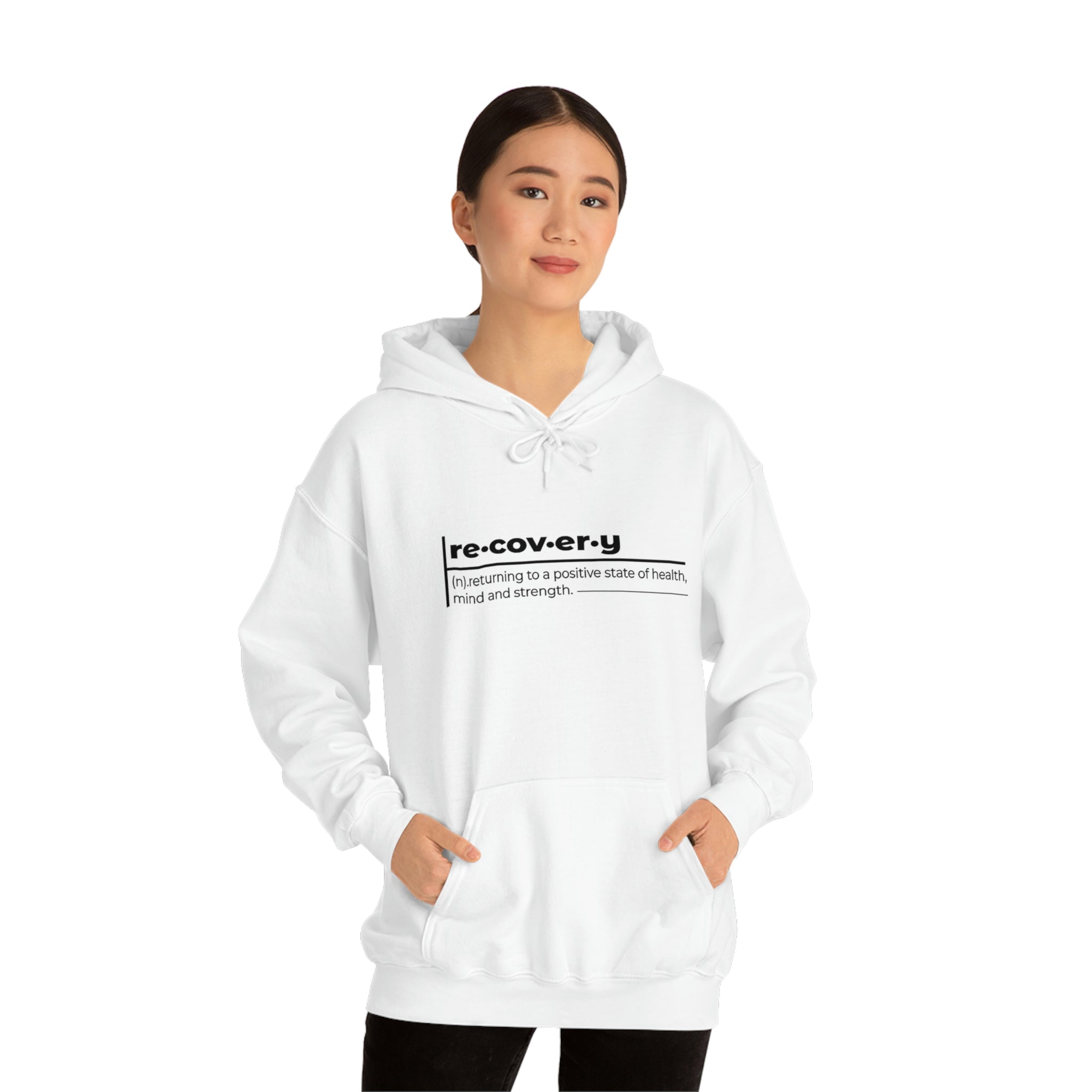 Recovery Definition - Unisex Heavy Blend™ Hooded Sweatshirt