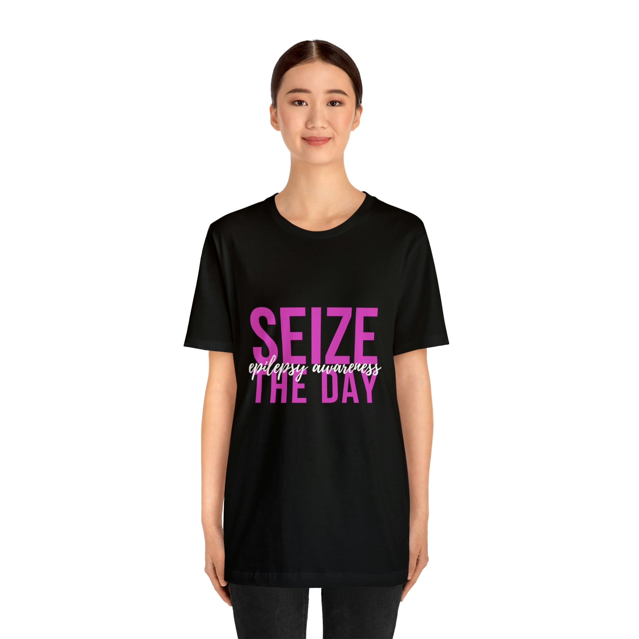 Seize The Day Epilepsy Awareness - Unisex Jersey Short Sleeve Tee