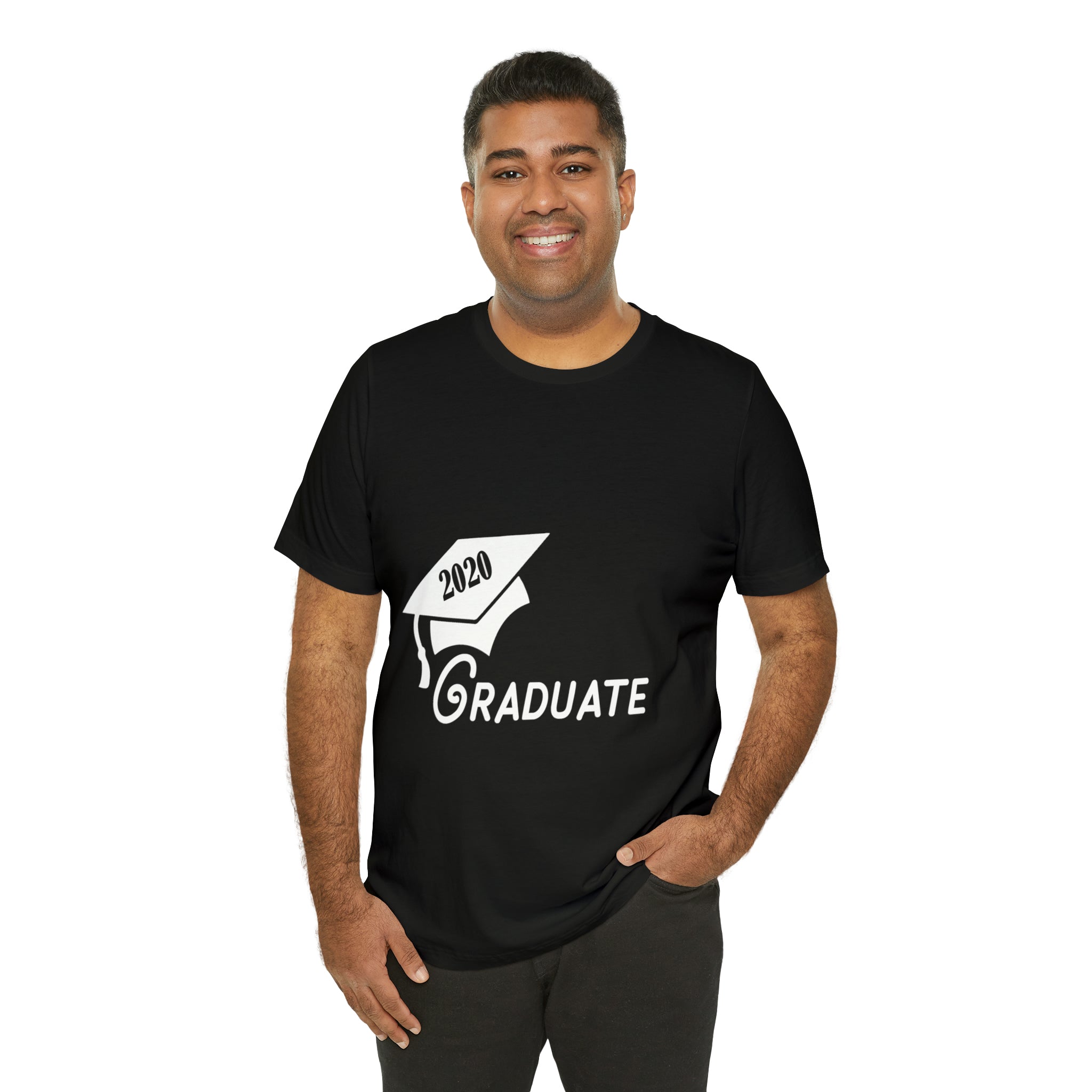 Graduate! Class Year Customizable- Unisex Jersey Short Sleeve Tee