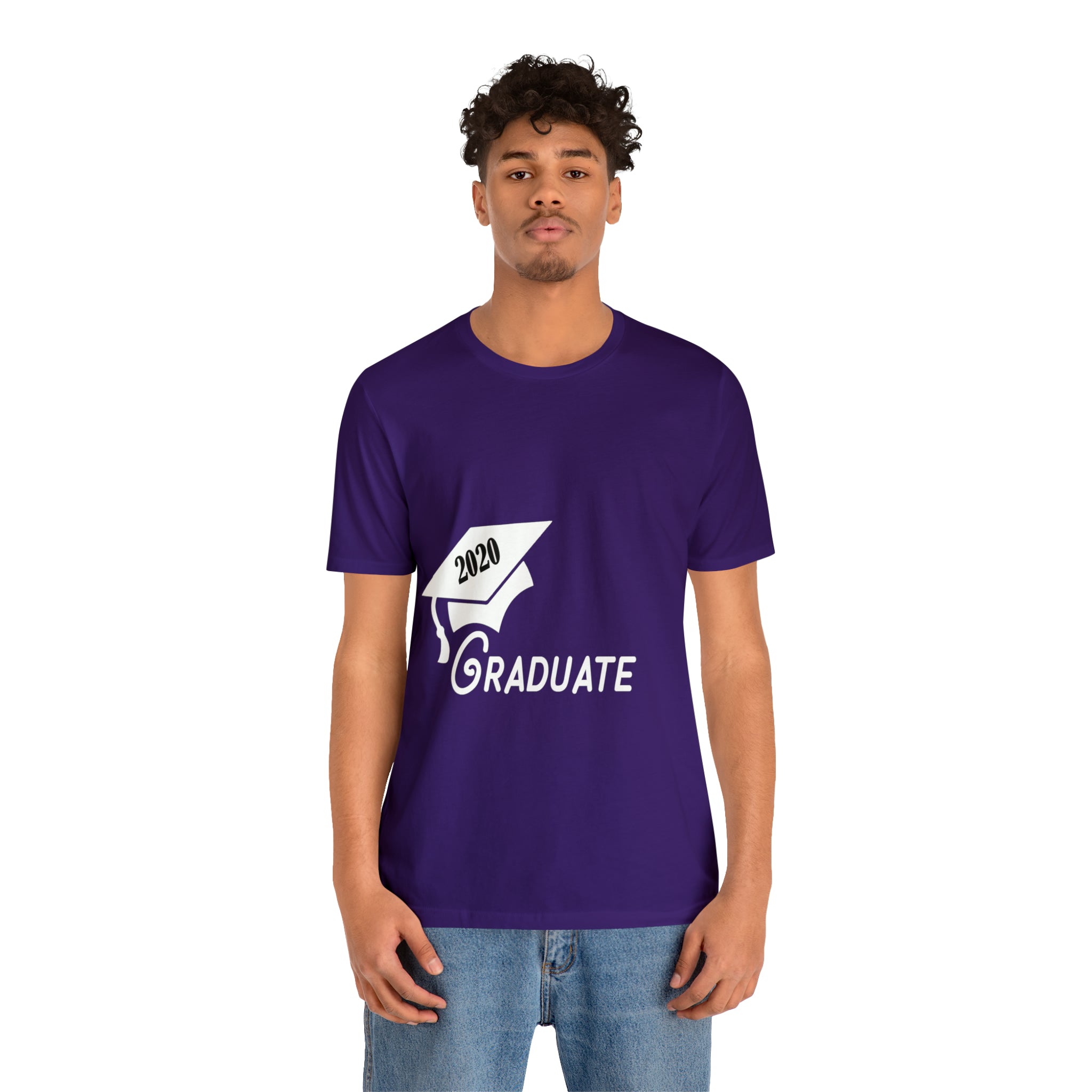 Graduate! Class Year Customizable- Unisex Jersey Short Sleeve Tee