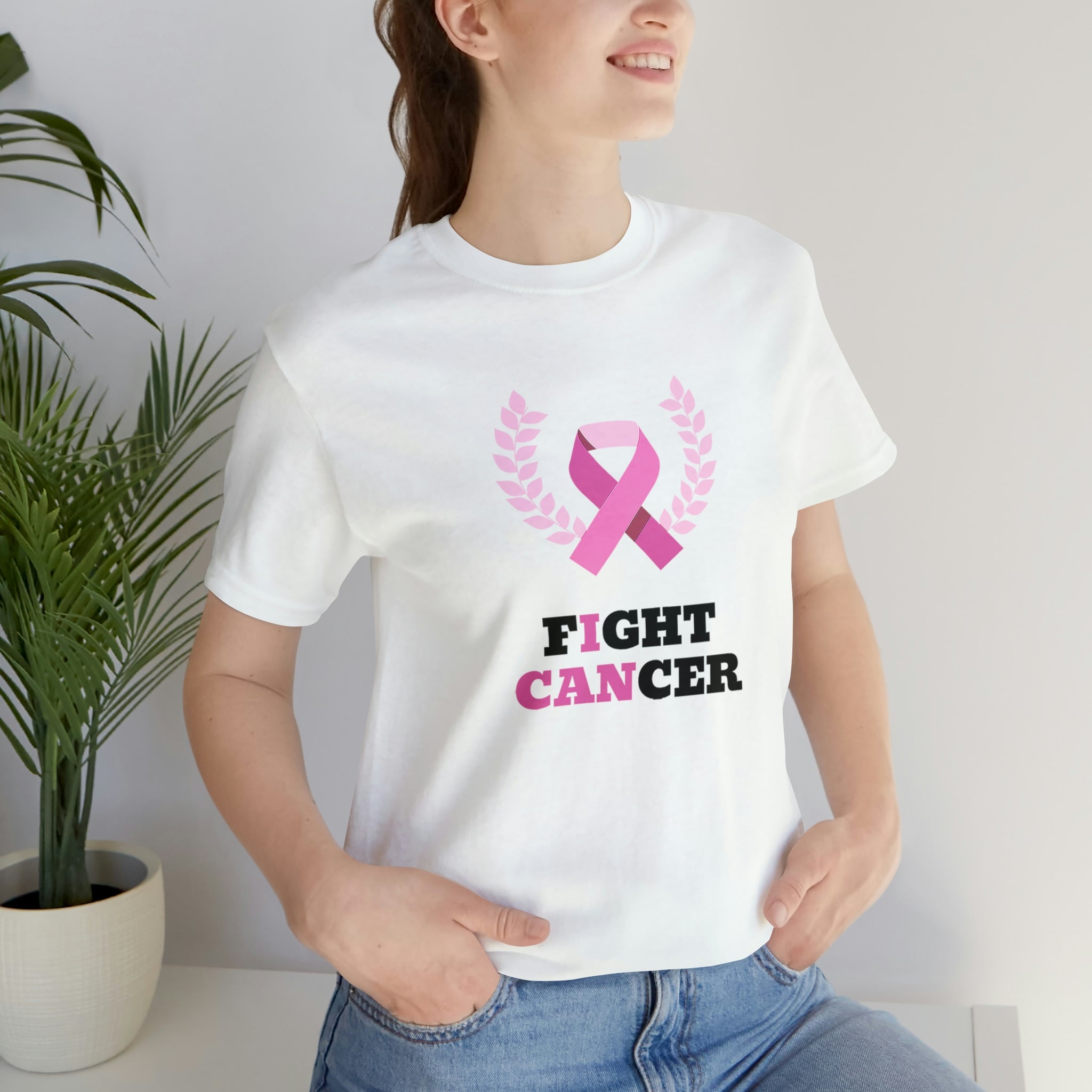 Fight Cancer I Can - Unisex Jersey Short Sleeve Tee