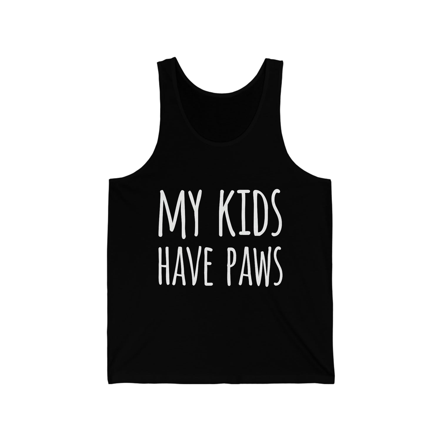 My Kids Have Paws  - Unisex Jersey Tank Top