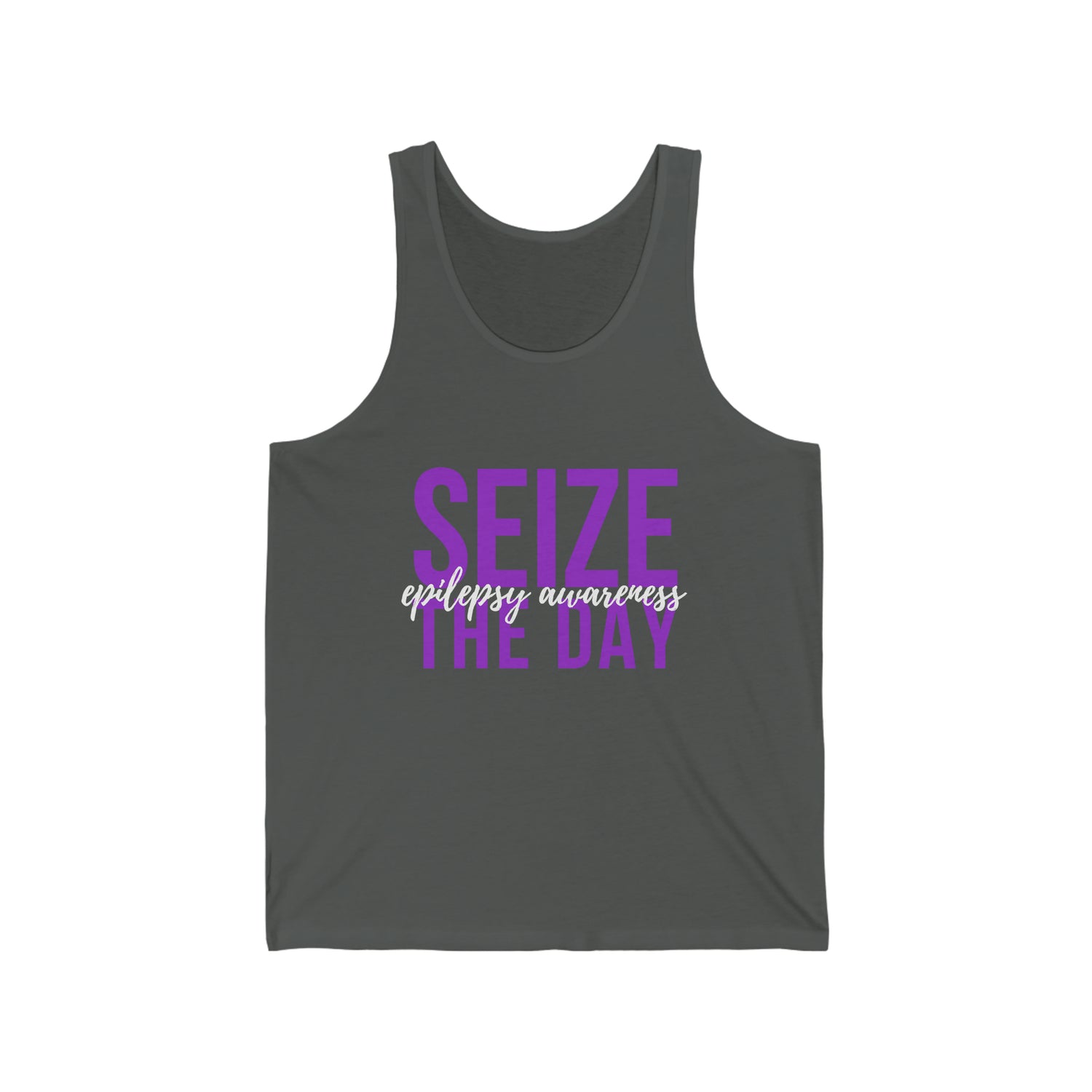 Seize The Day Epilepsy Awareness - Unisex Jersey Tank Top