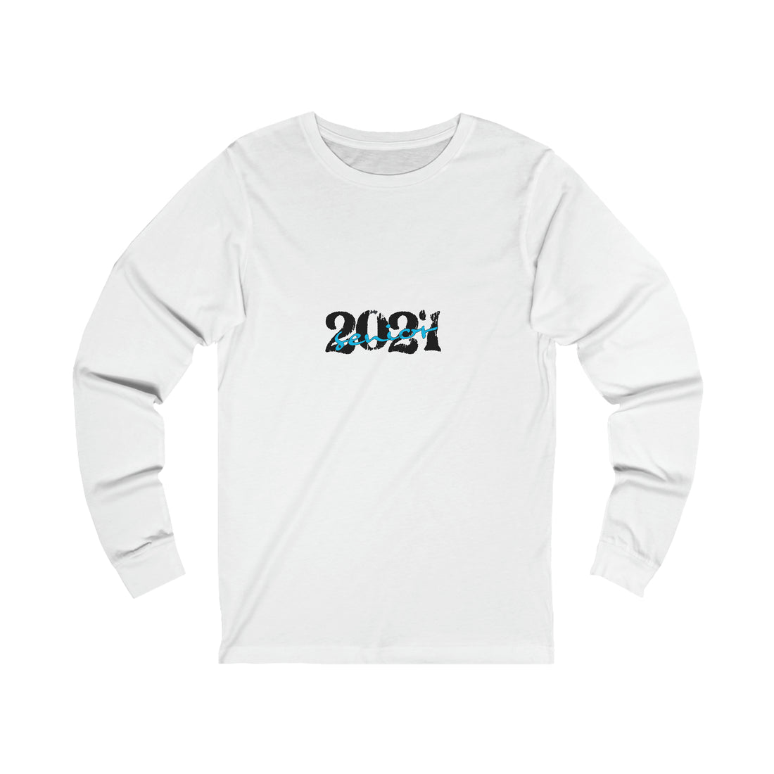 Senior With Class Year Customizable - Unisex Jersey Long Sleeve Tee