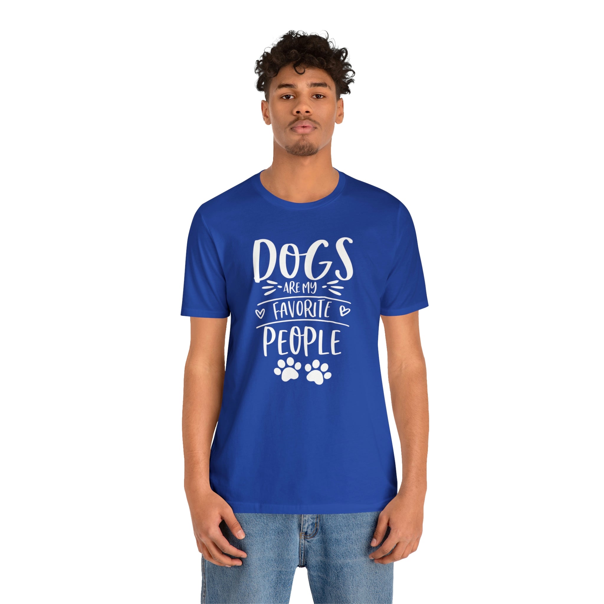 Dogs Are My Favorite People - Unisex Jersey Short Sleeve Tee