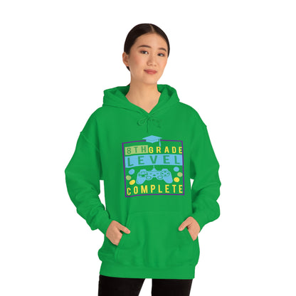 8th Grade Level Complete - Unisex Heavy Blend™ Hooded Sweatshirt