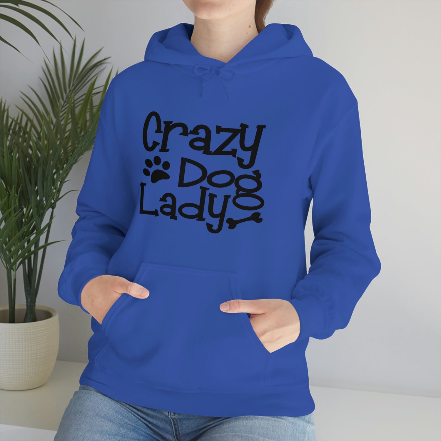 Crazy Dog Lady - Unisex Heavy Blend™ Hooded Sweatshirt